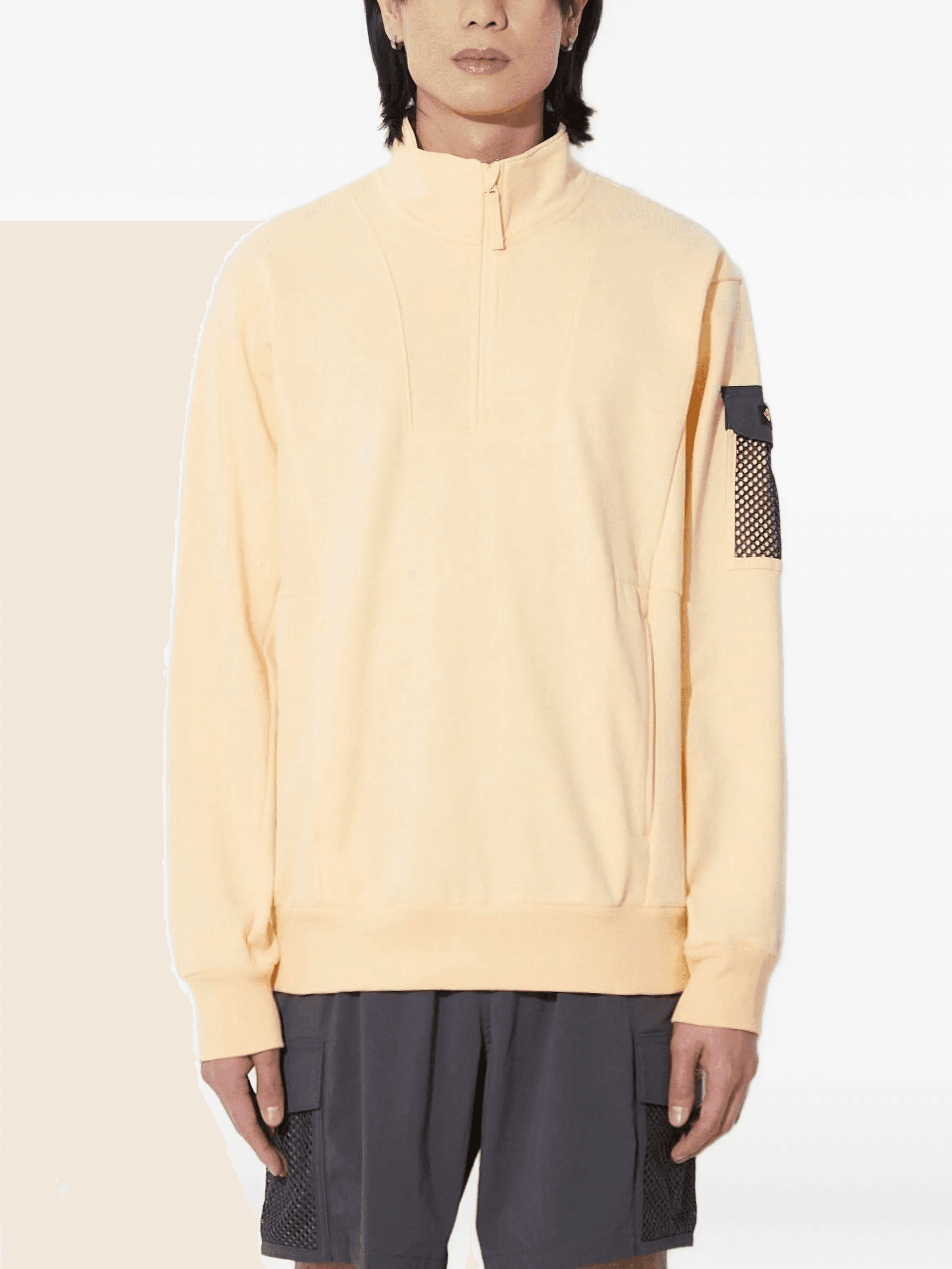 Painted Peak half-zip mesh-pocket sweatshirt - Image 1