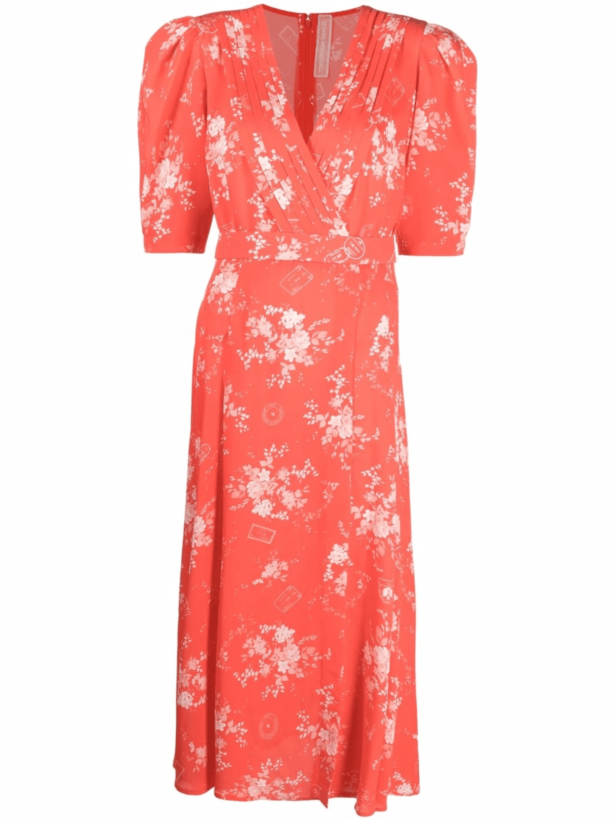 floral-print midi dress - Image 1