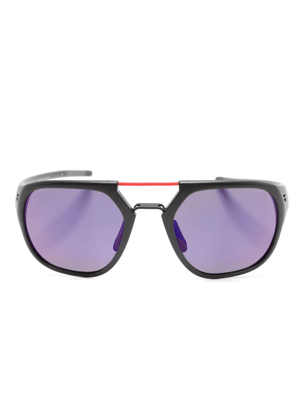 tinted-lenses pilot-frame sunglasses - Image 1