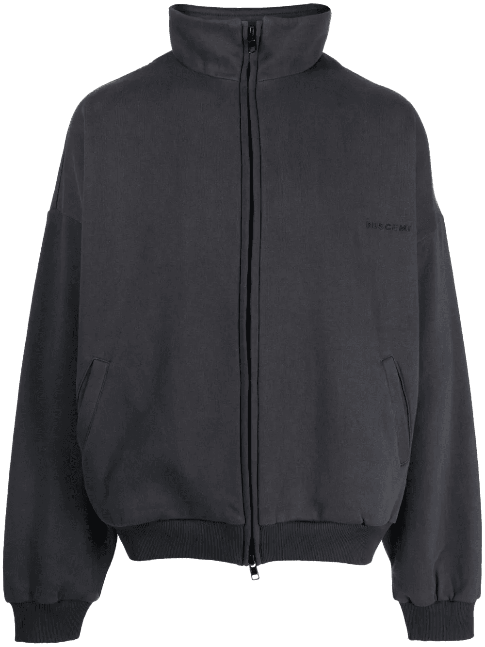 cotton fleece bomber jacket - Image 1