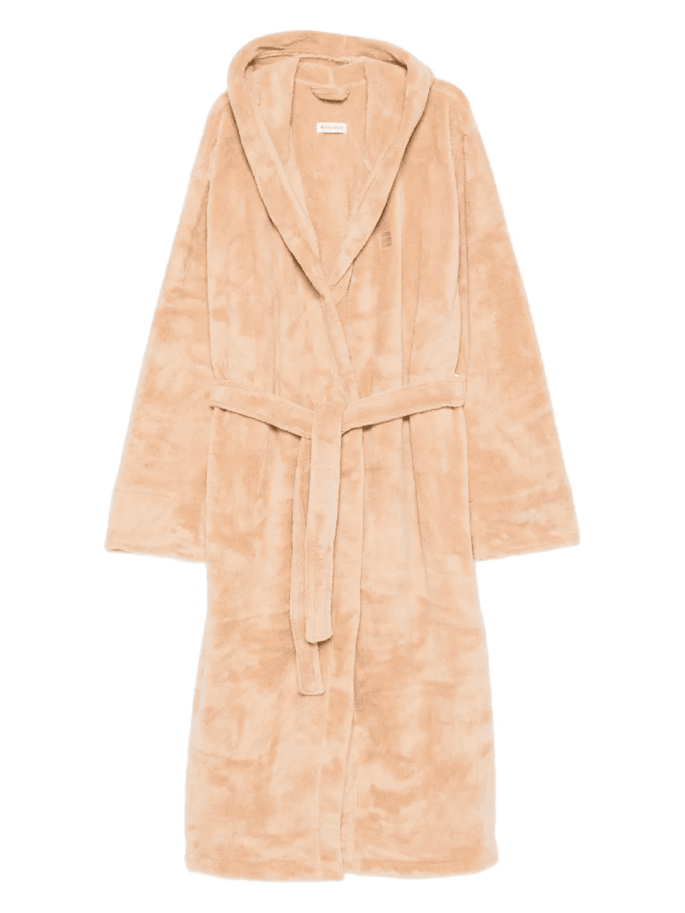 hooded belted robe - Image 1