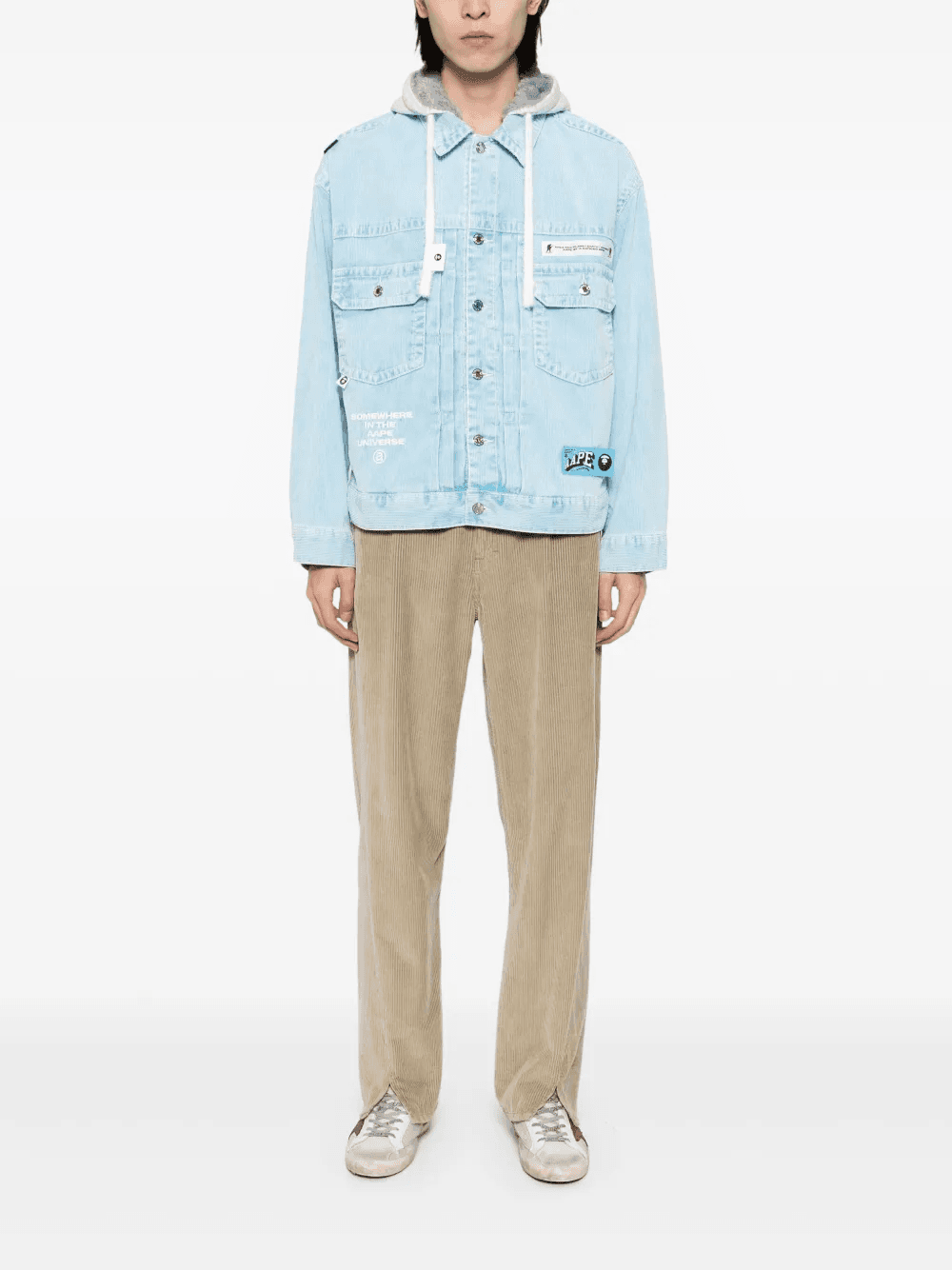 moonface-logo hooded jacket — Image 6