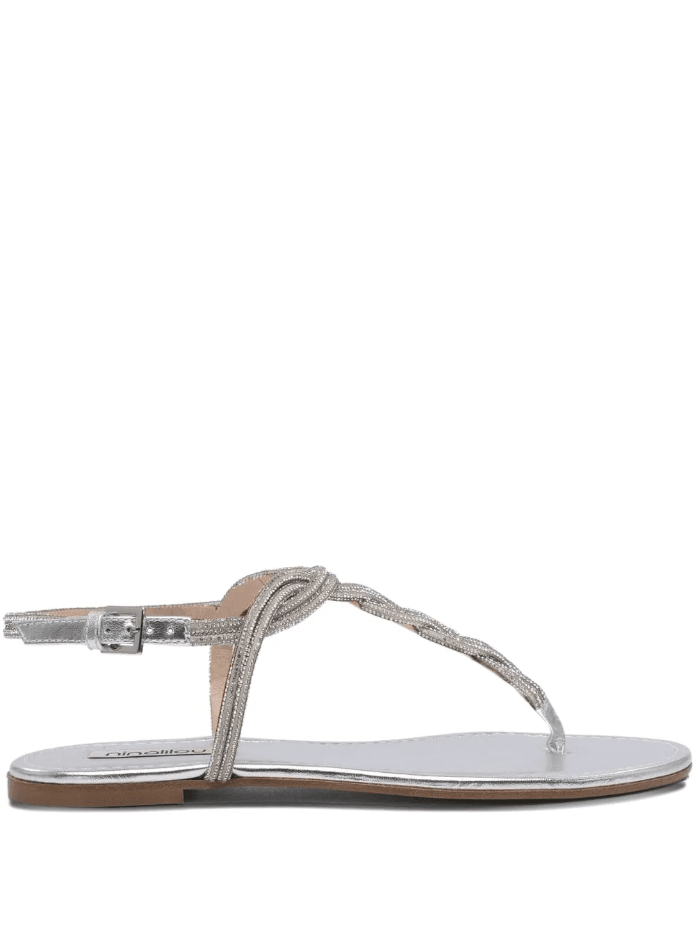 braided leather sandals - Image 1