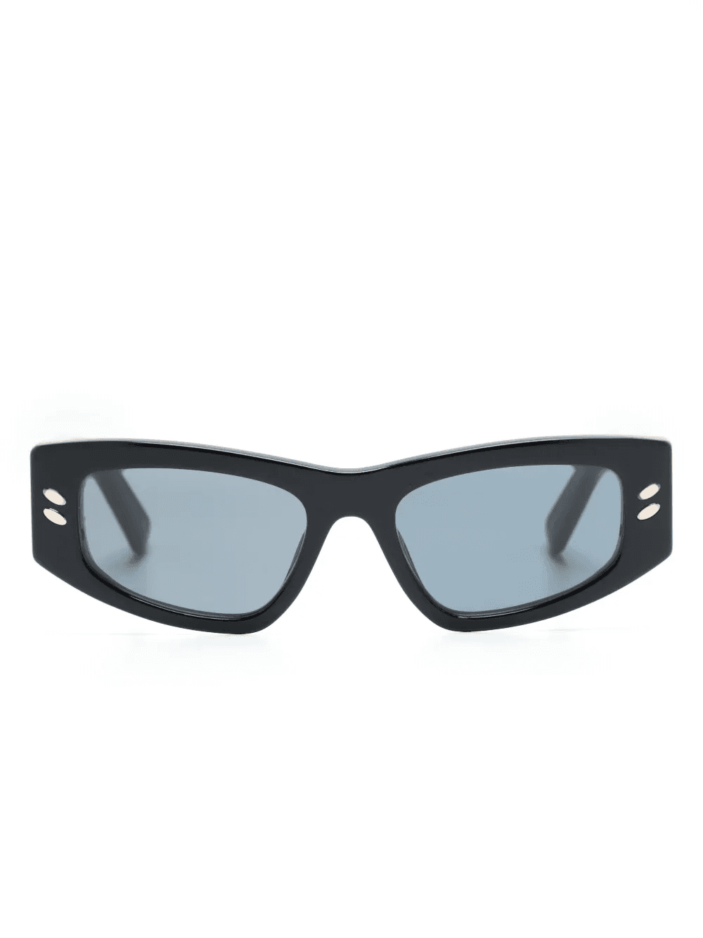 chain-link detail rectangle-frame sunglasses - Image 1