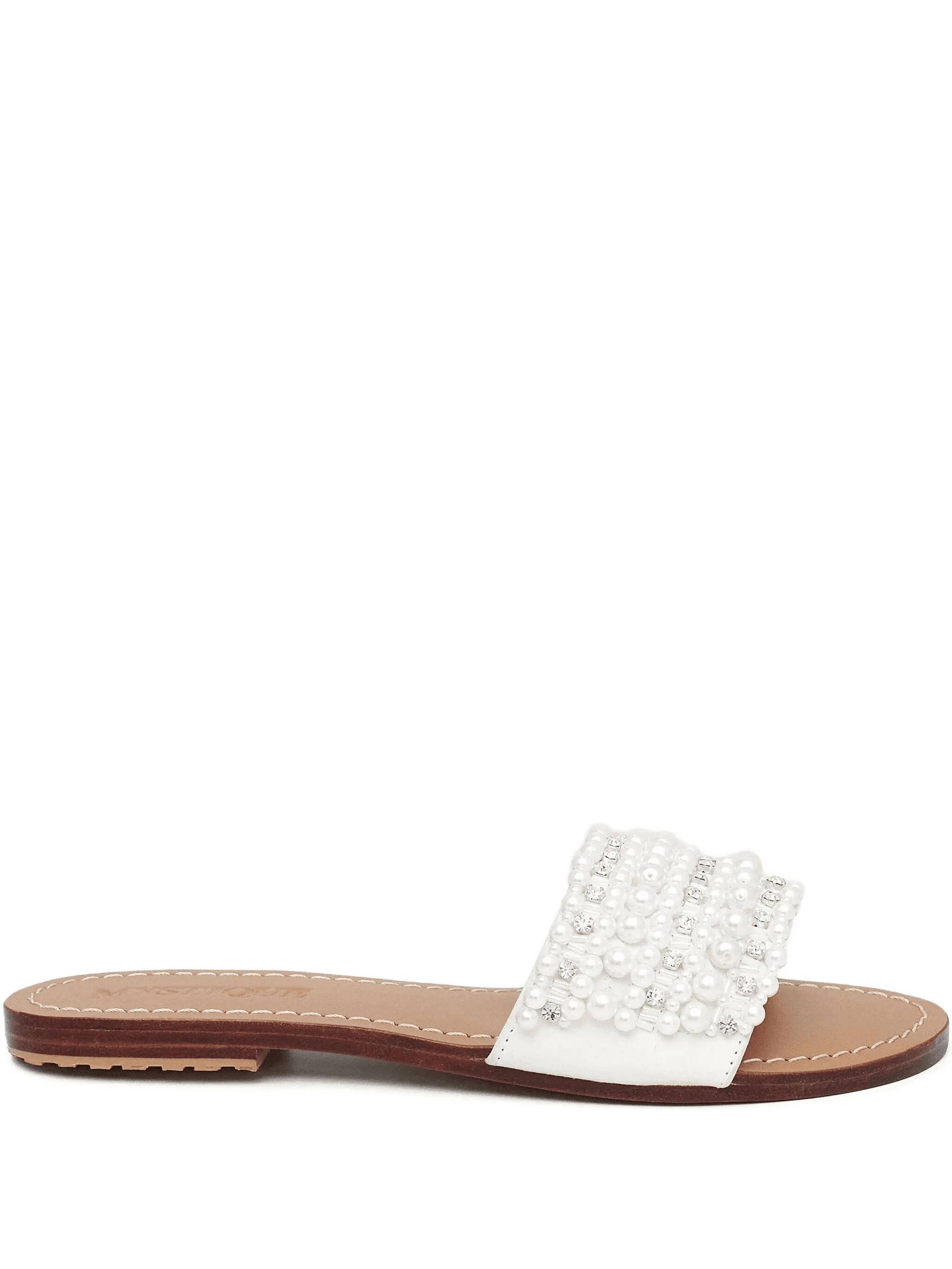 embellished-upper flat sandals - Image 1