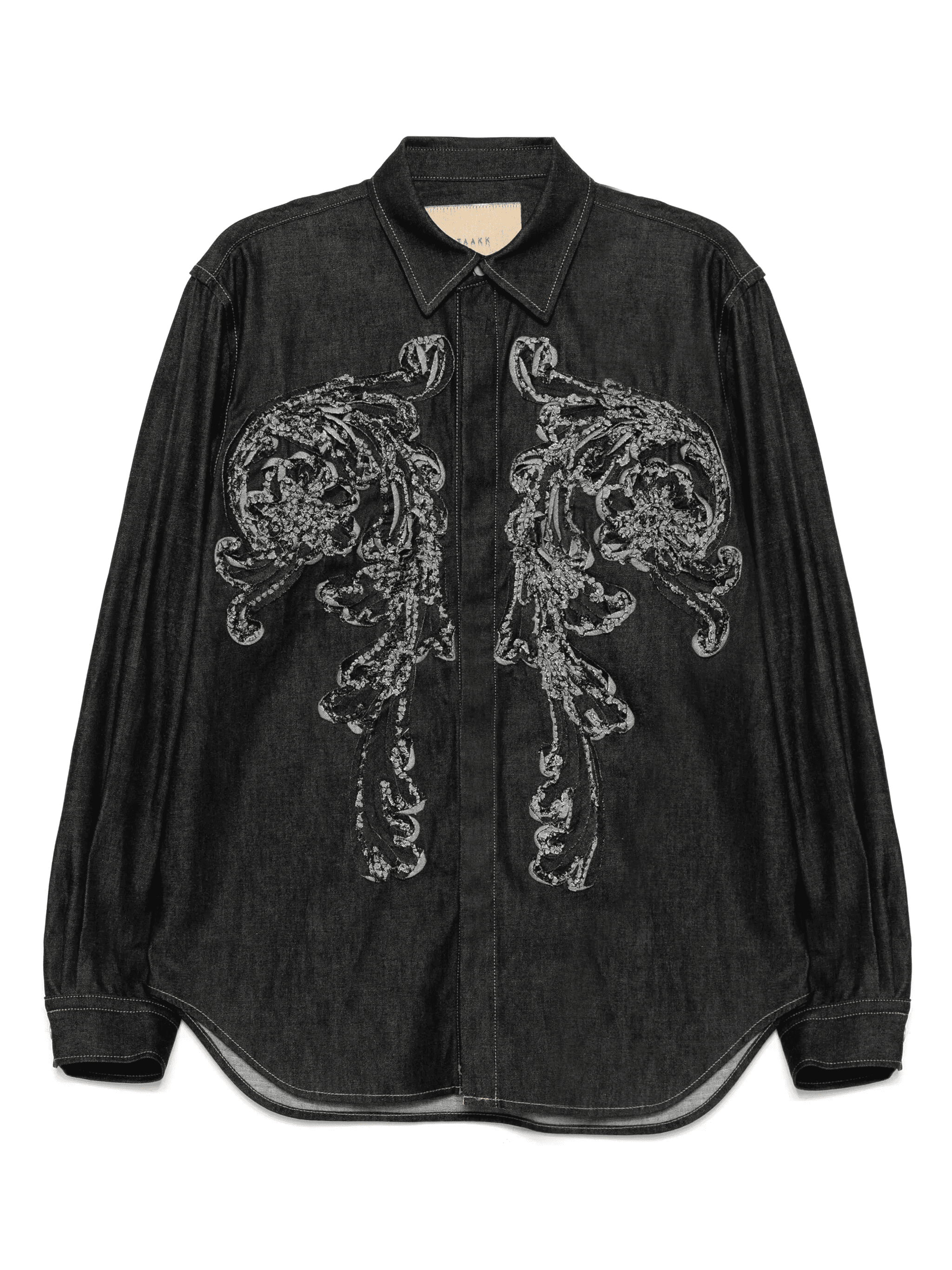 Sculpture denim shirts - Image 1