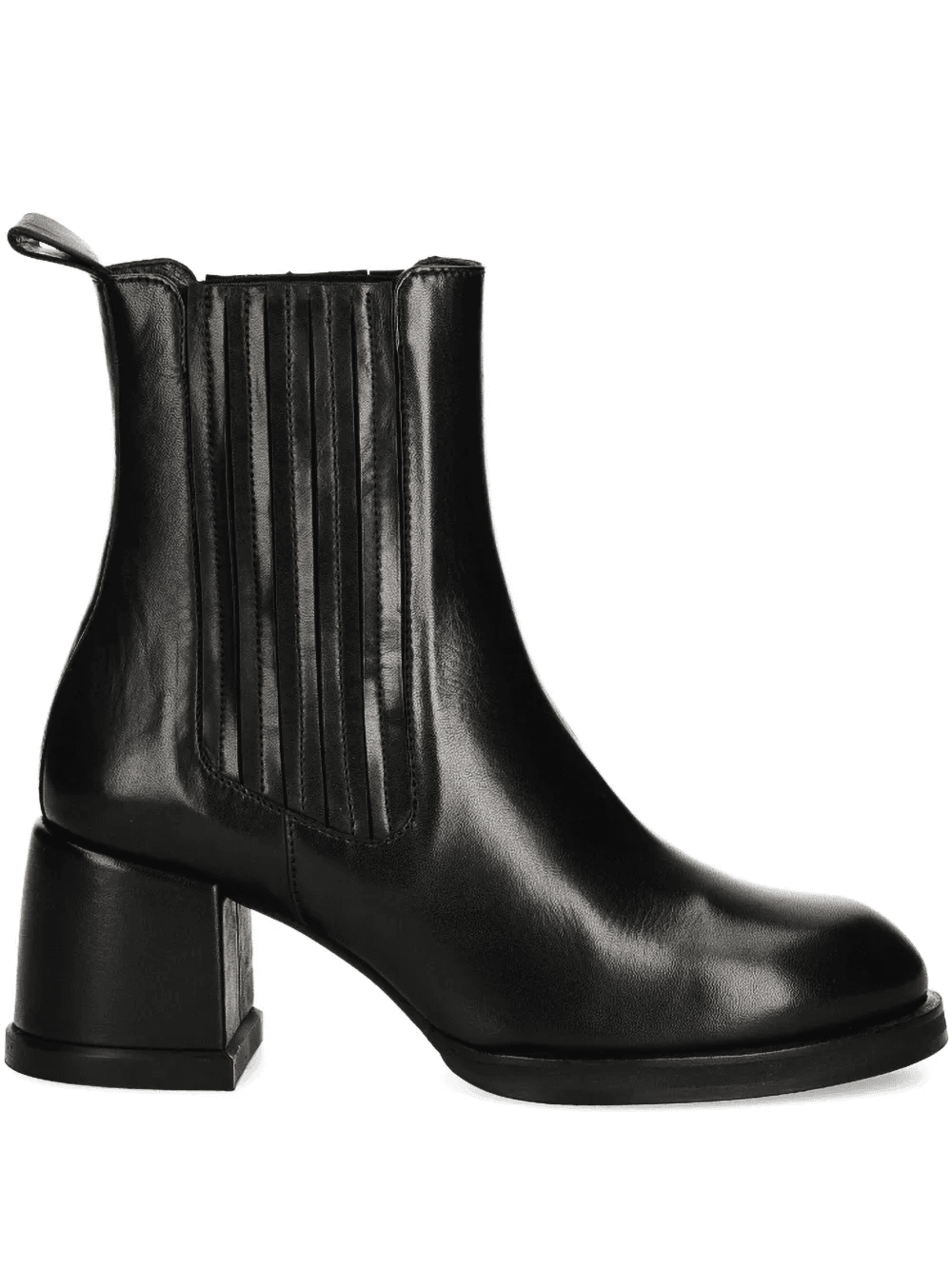 60mm leather block-heel boots - Image 1