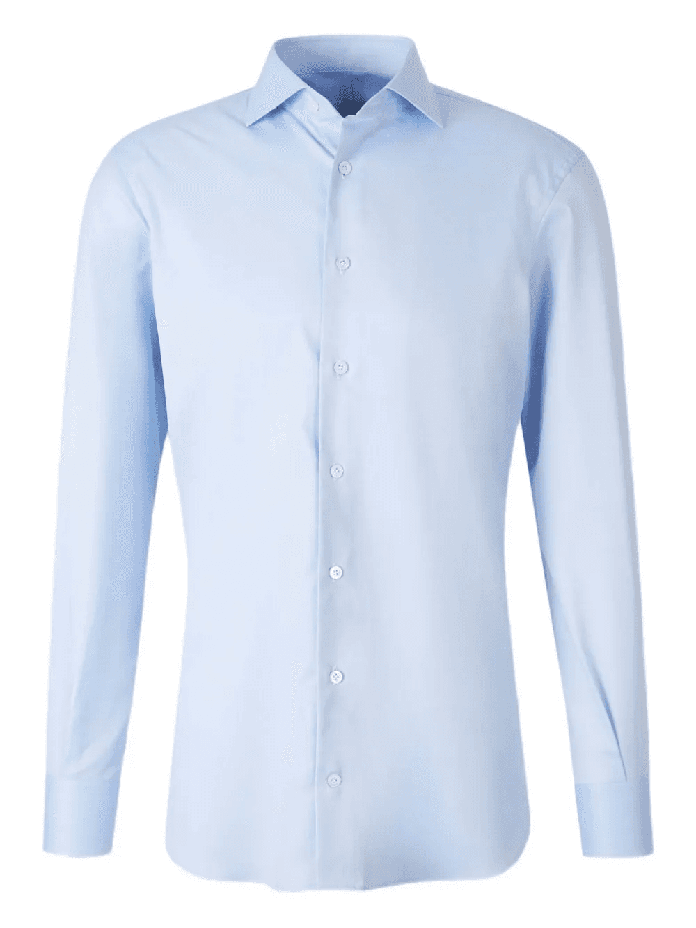 Buttoned Ribbed Dress Shirt - Image 1