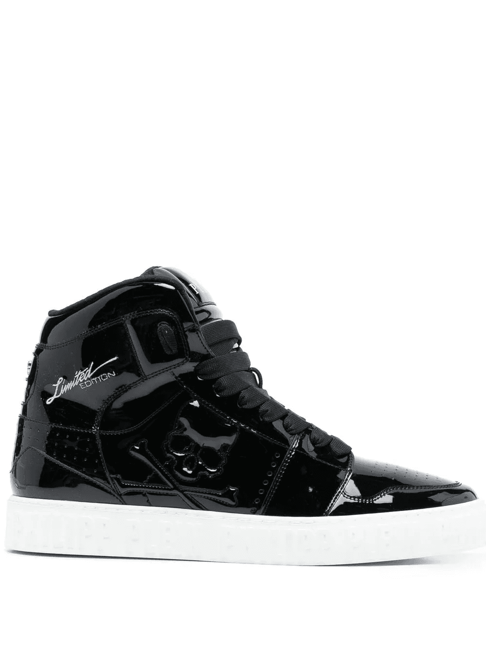 Super Street Skull Bones hi-top sneakers - Image 1
