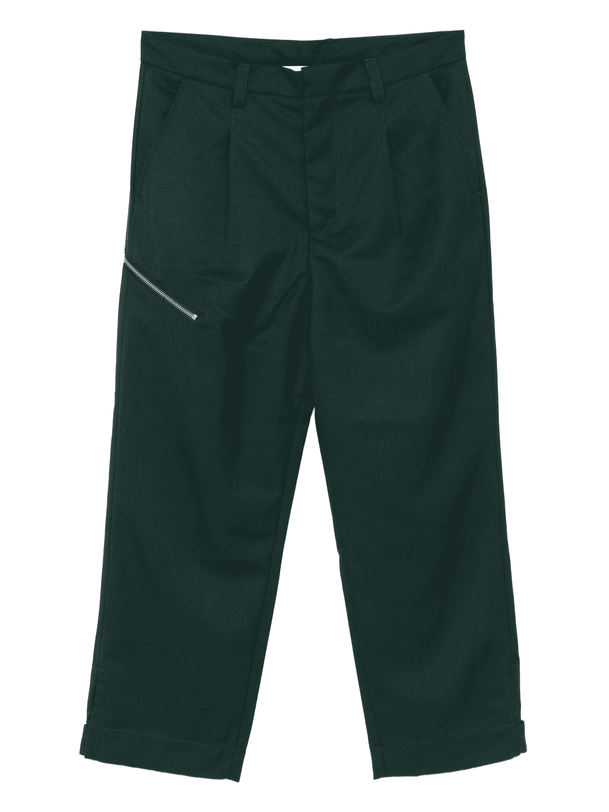 zip-detail trousers - Image 1