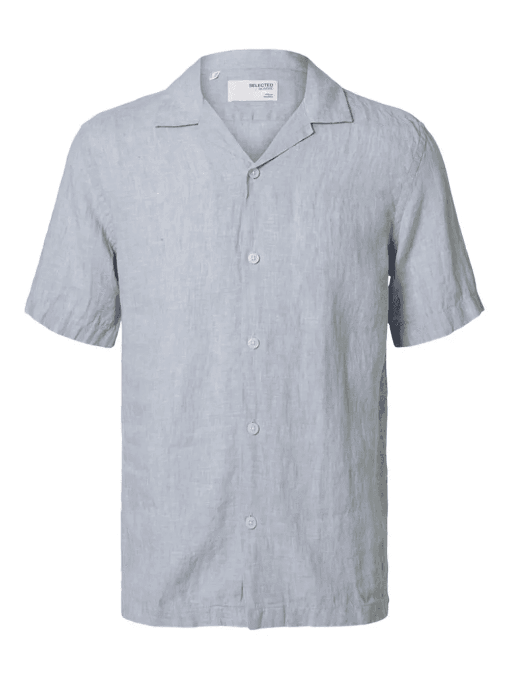 cuban collar short-sleeve shirt - Image 1