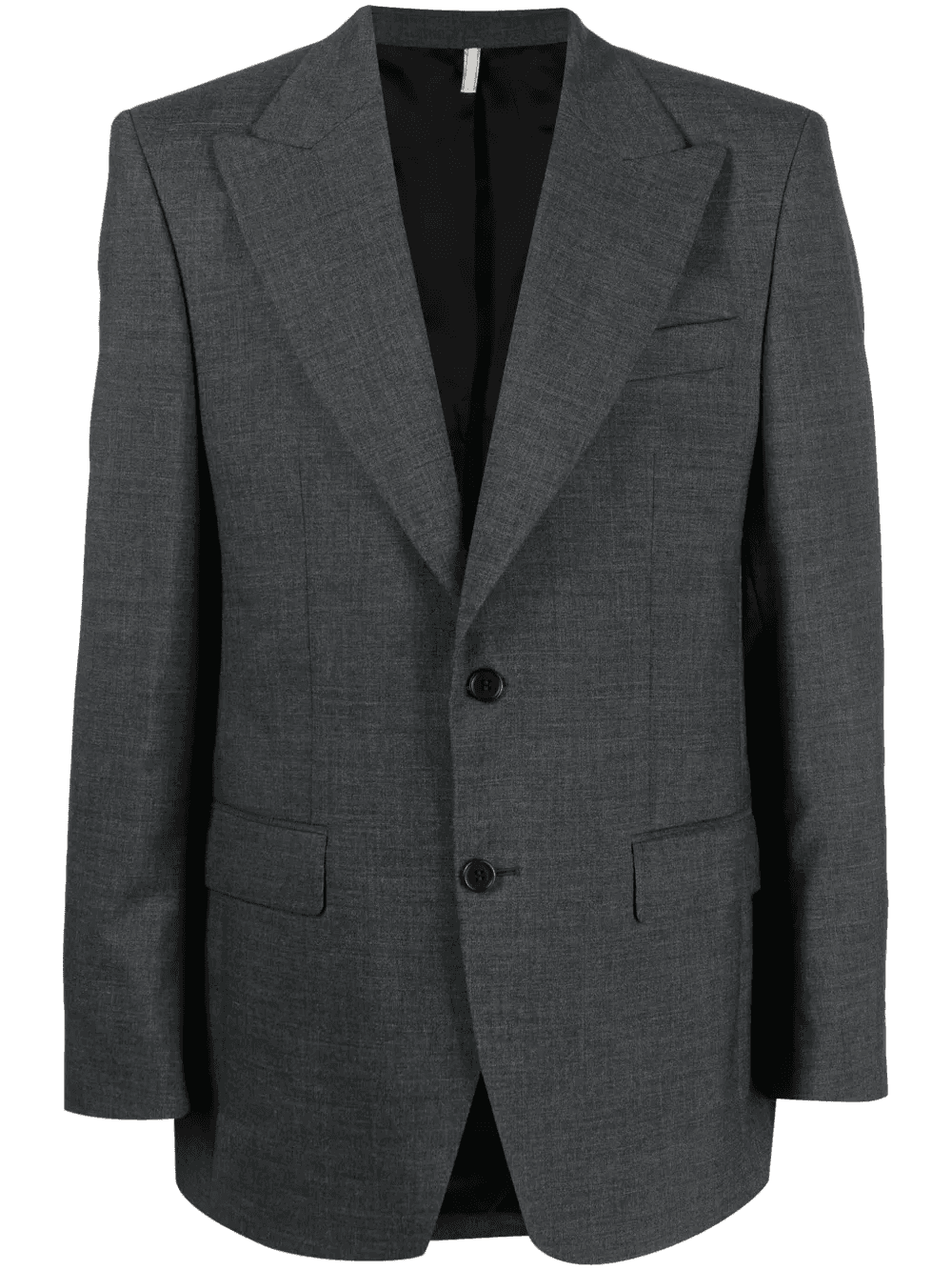 single-breasted wool blazer - Image 1