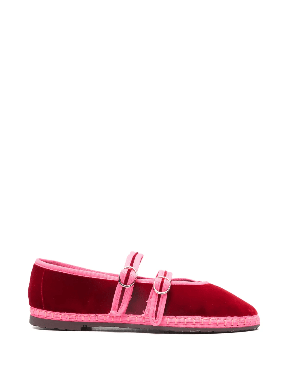 Claire double-strap ballet flats - Image 1