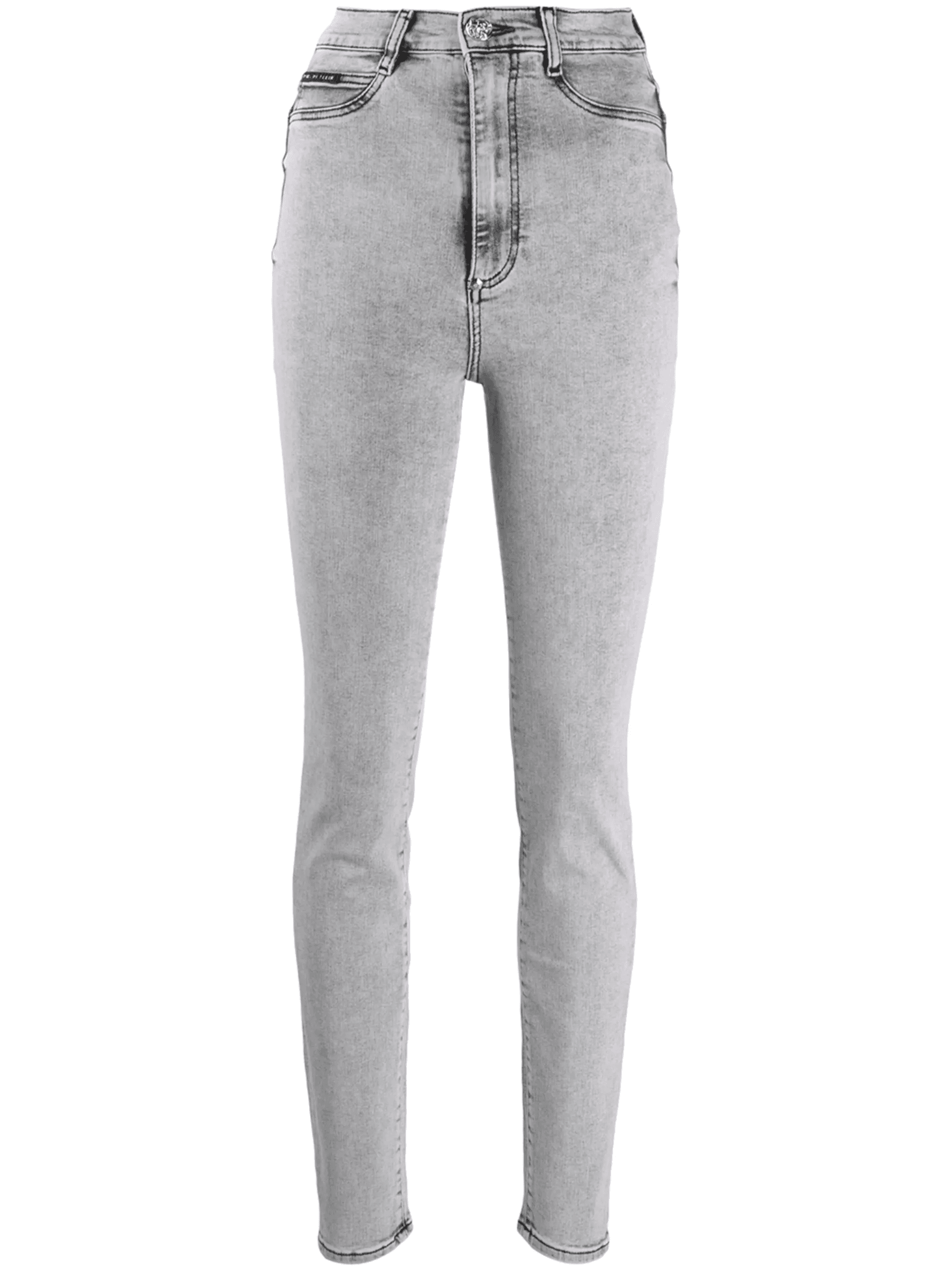 high-rise skinny jeans - Image 1