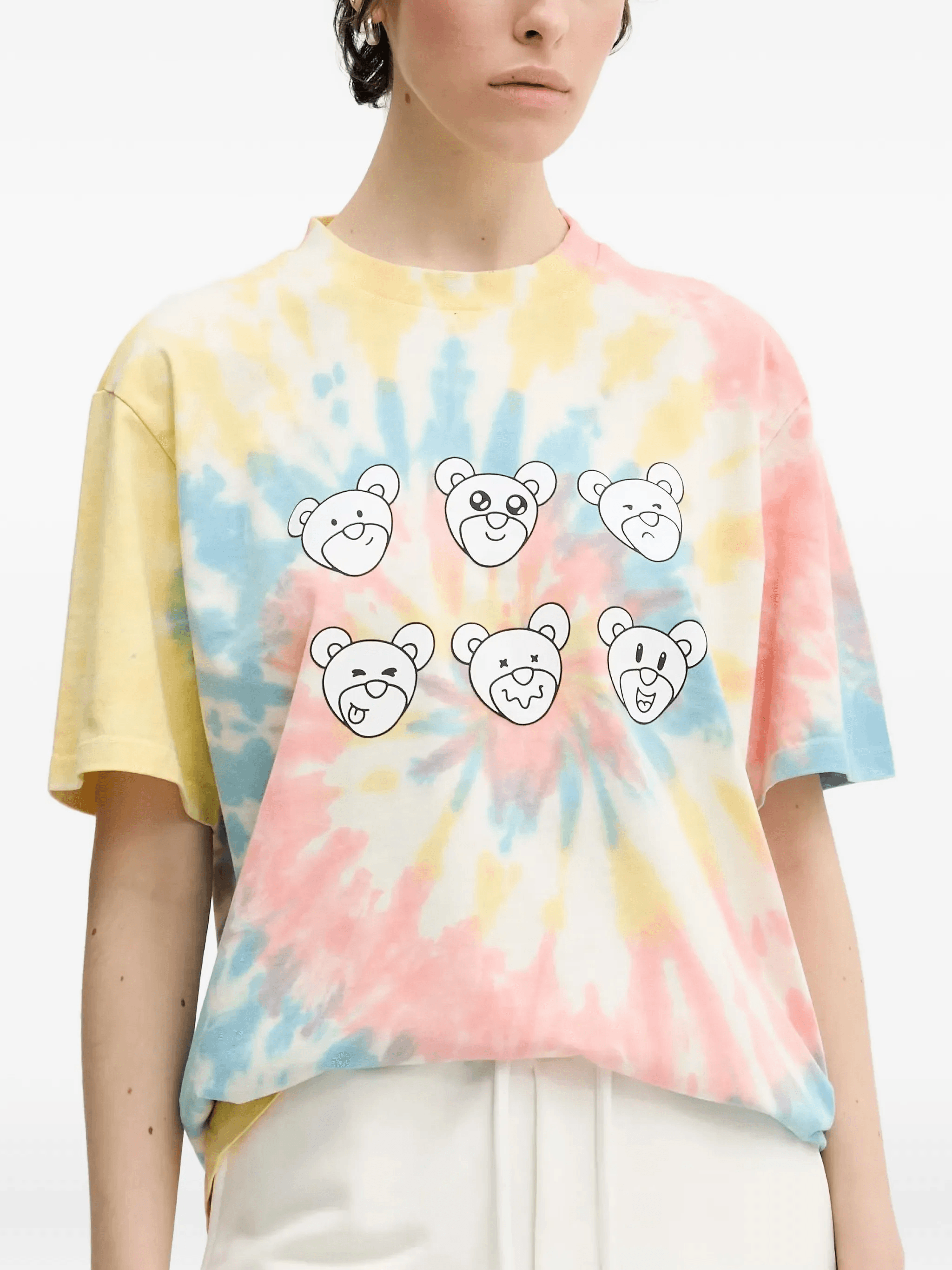 tie-dye graphic T-shirt - Image 1