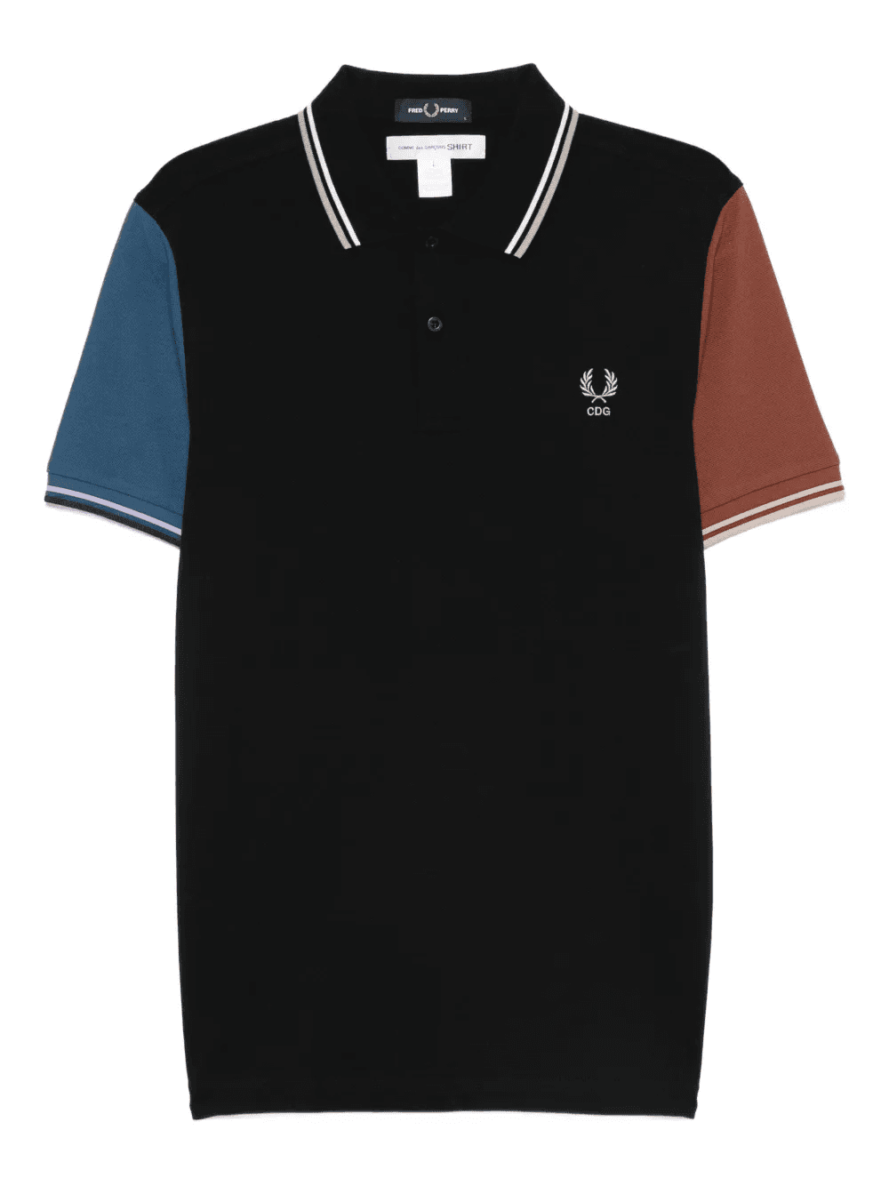 colour-block polo shirt - Image 1