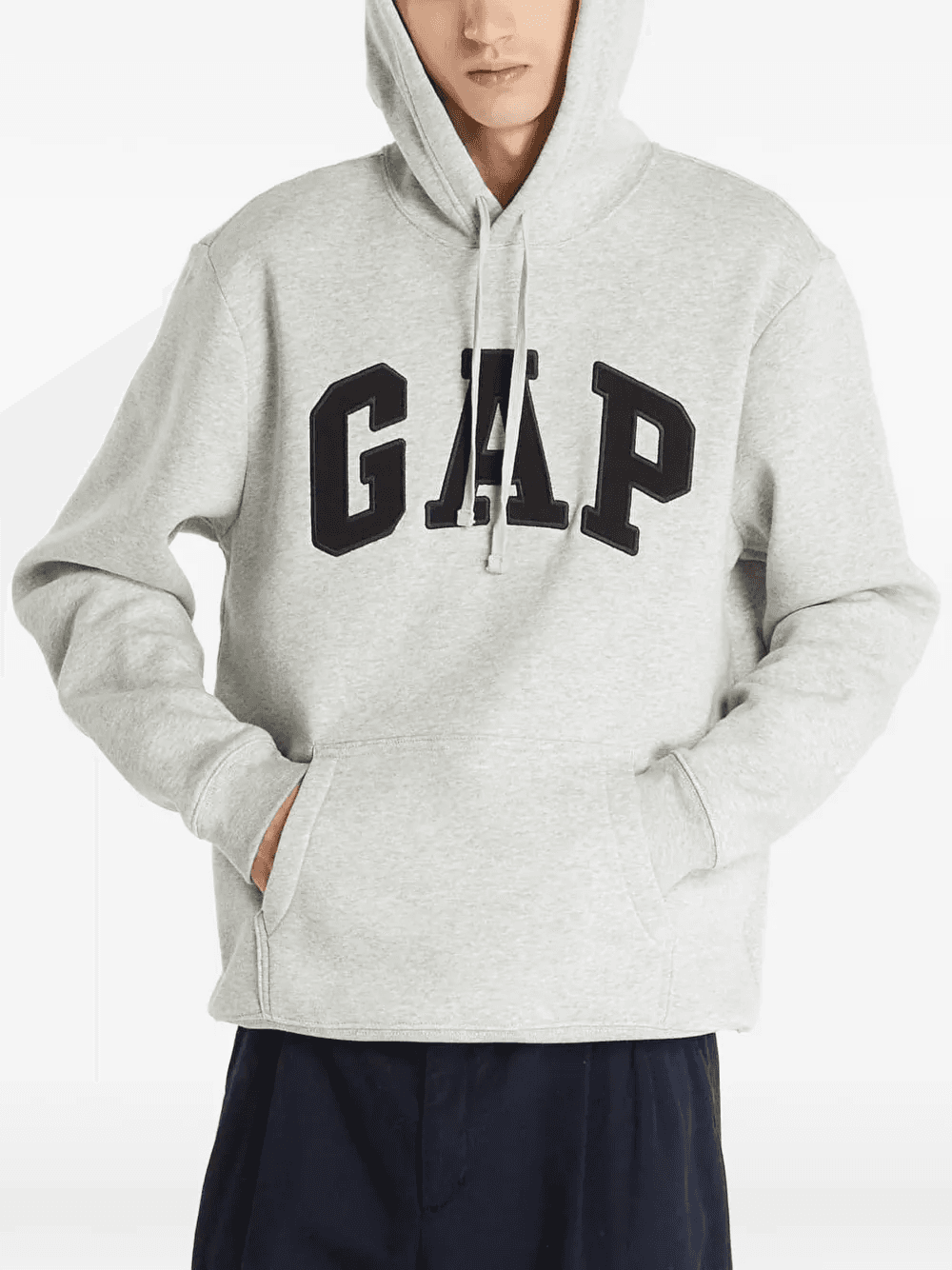 logo-lettering hoodie - Image 1