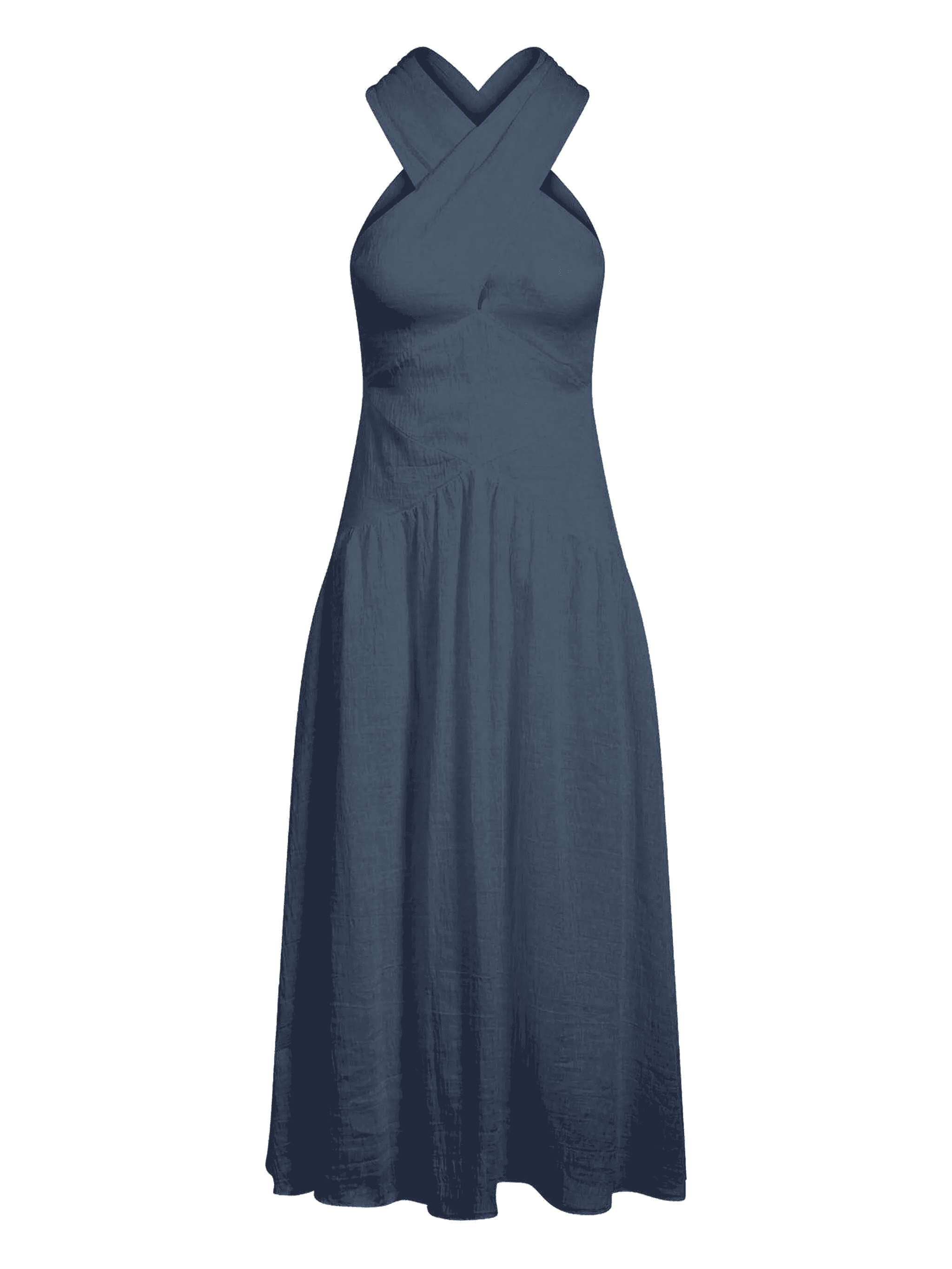 Zadie crossover-strap midi dress - Image 1