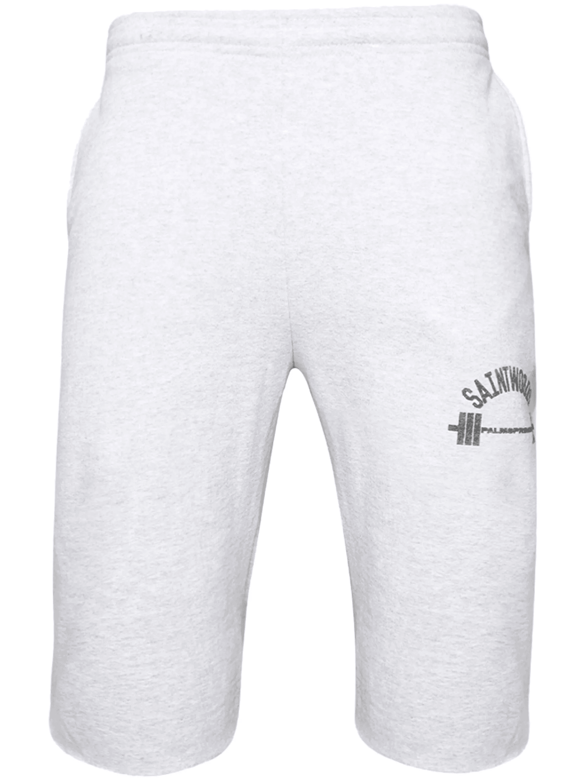 logo-print cotton track shorts - Image 1