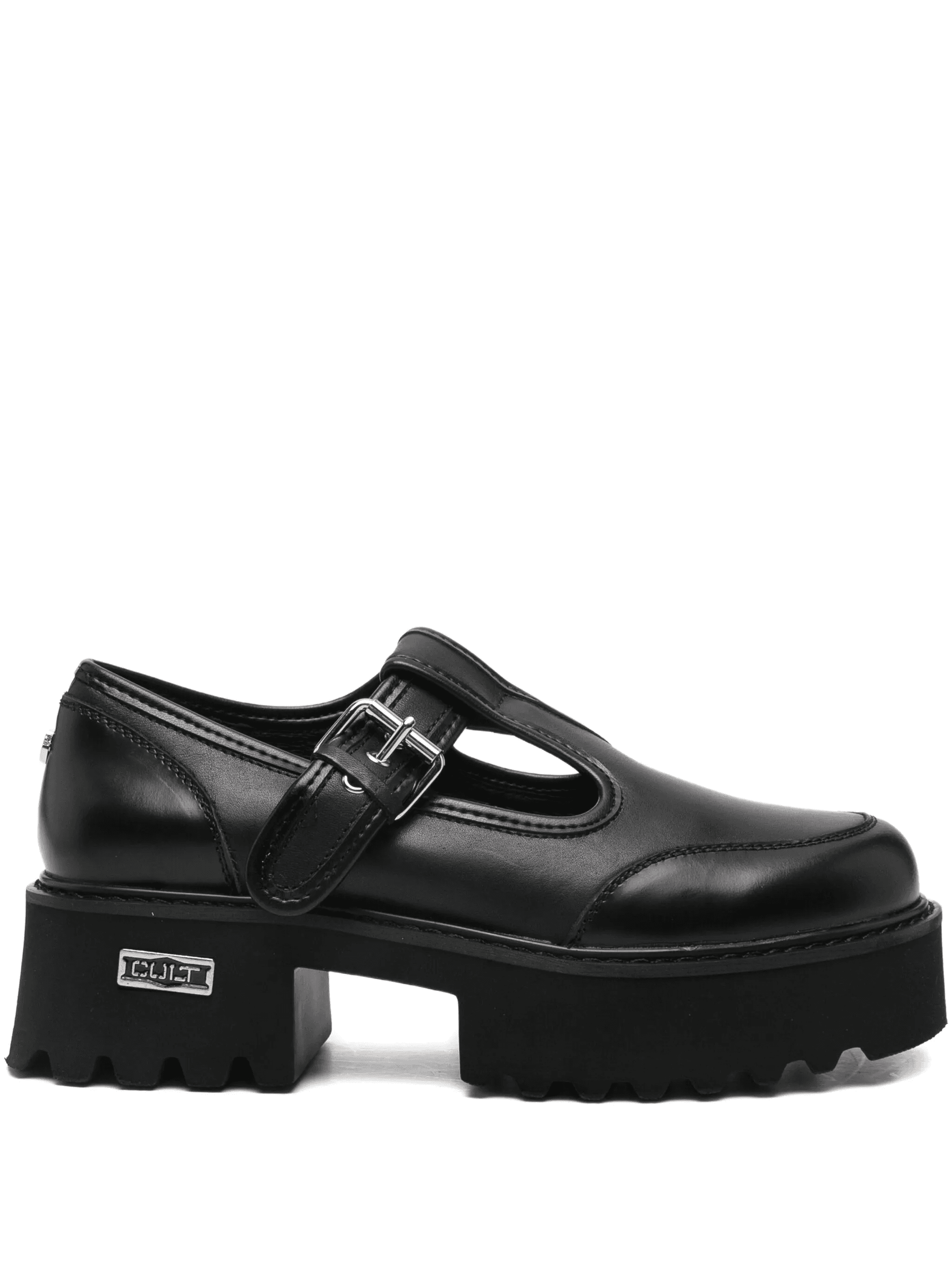 t-bar platform loafers - Image 1