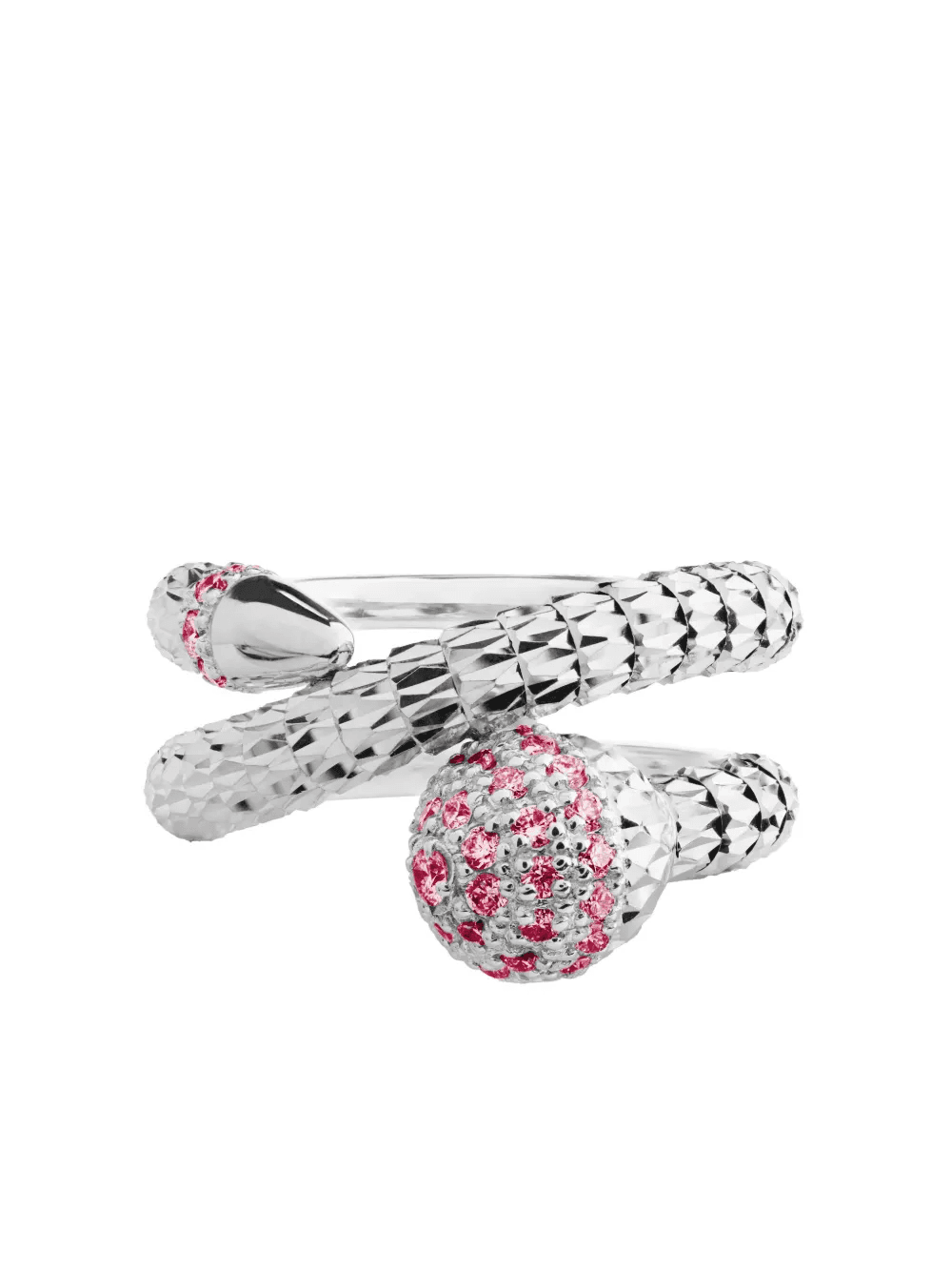 18kt white gold Ophidia ruby ring - Image 1