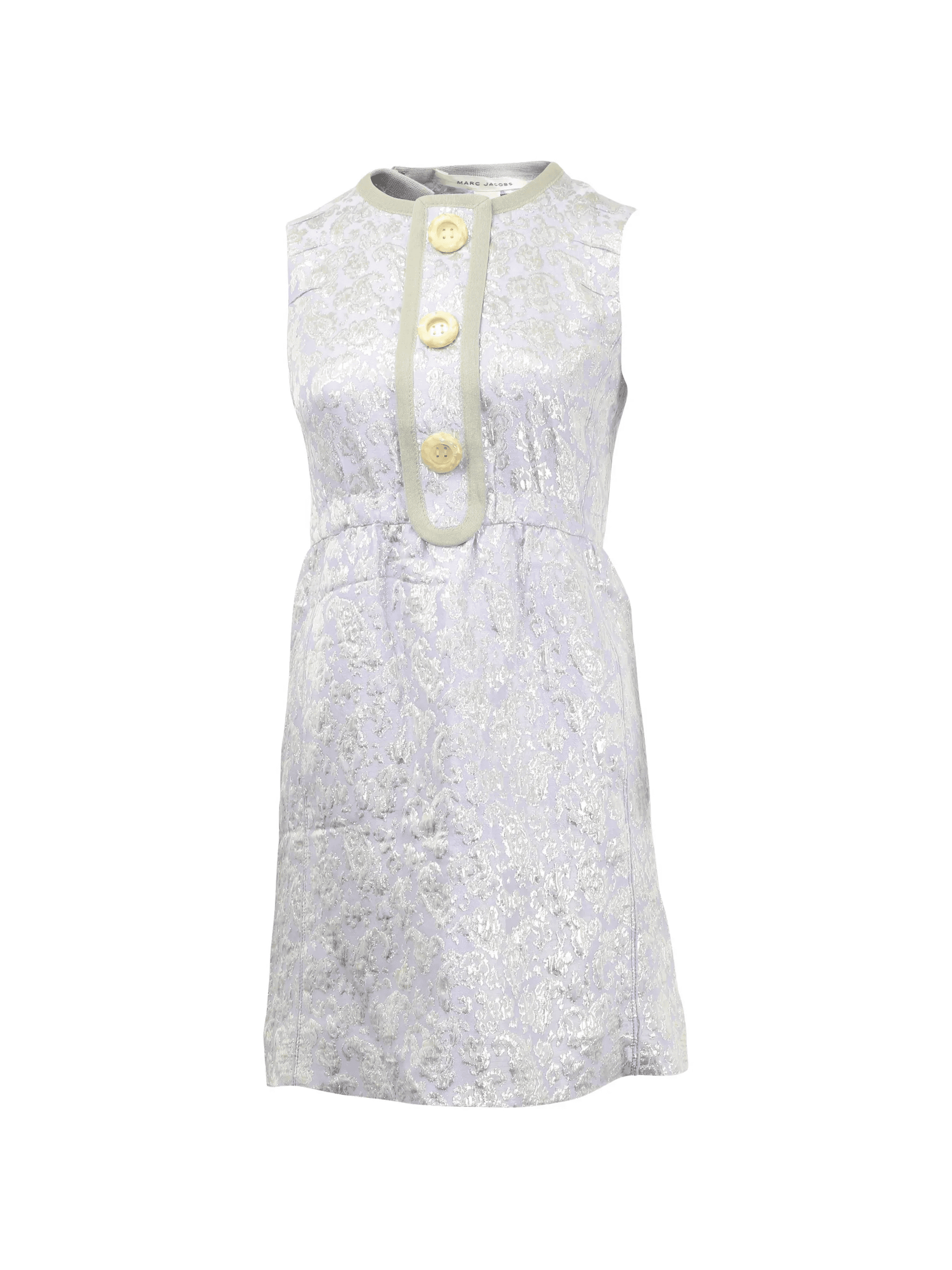floral-embroidery mini dress - Image 1