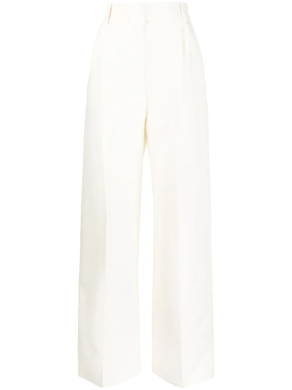 pleat-detail tailored trousers - Image 1