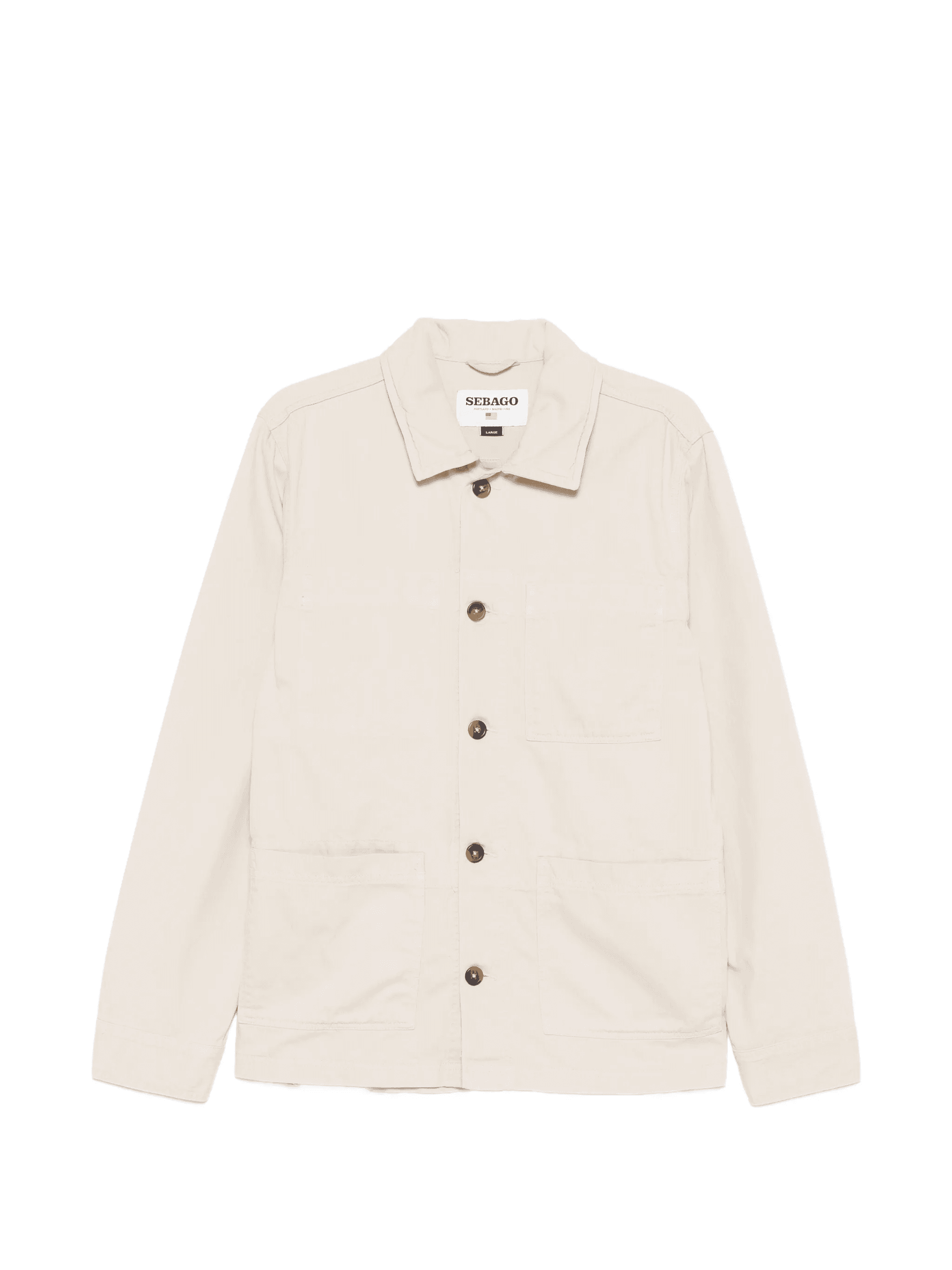 button beige shirt - Image 1