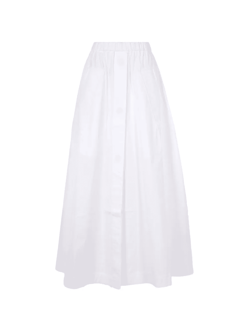 button-fastening midi skirt - Image 1