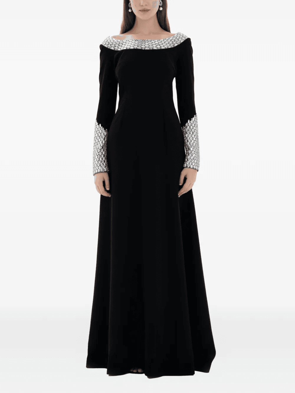 crystal embellished gown - Image 1