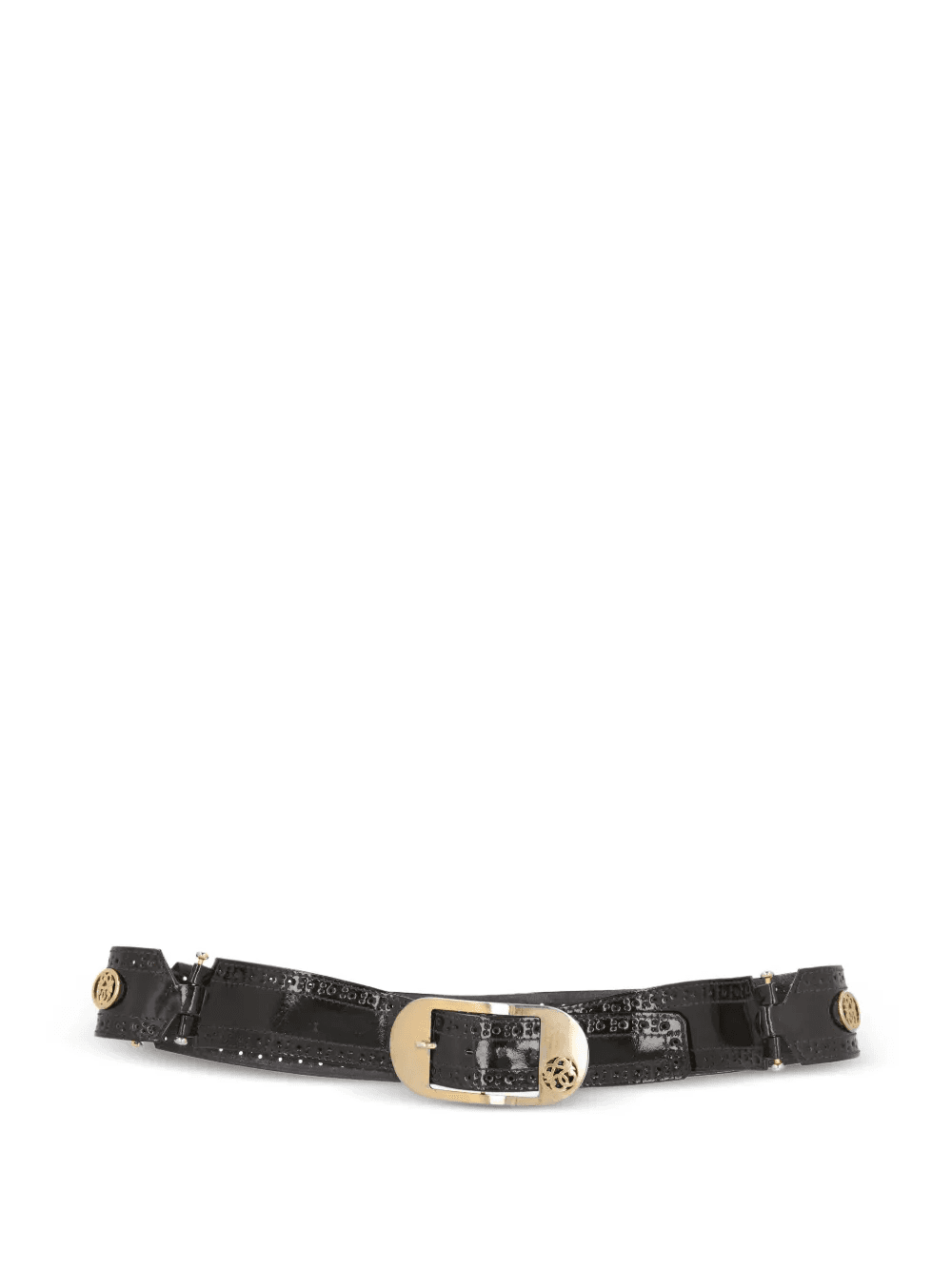 perforated leather belt - Image 1