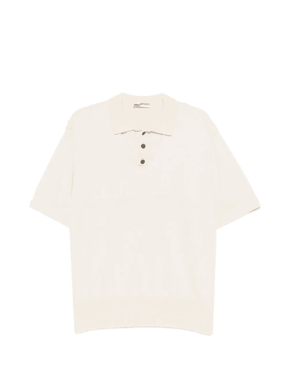 buttoned polo top - Image 1