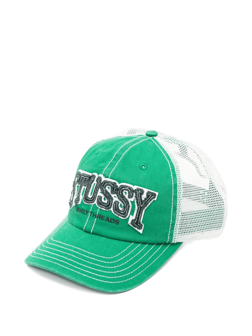 Md Burly Threads logo-patch baseball cap - Image 1
