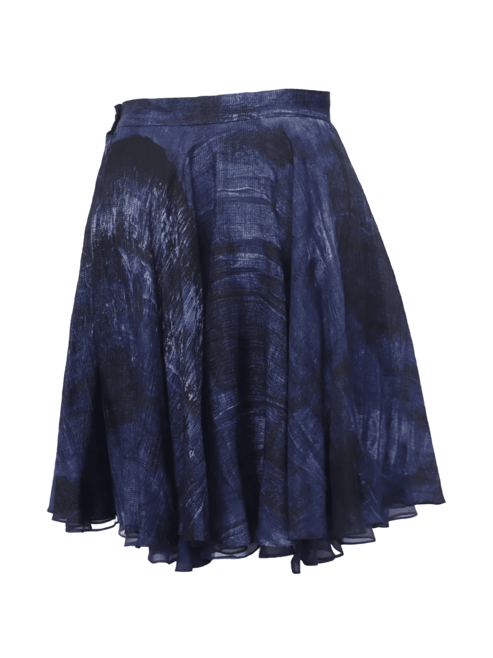 printed silk mini skirt - Image 1