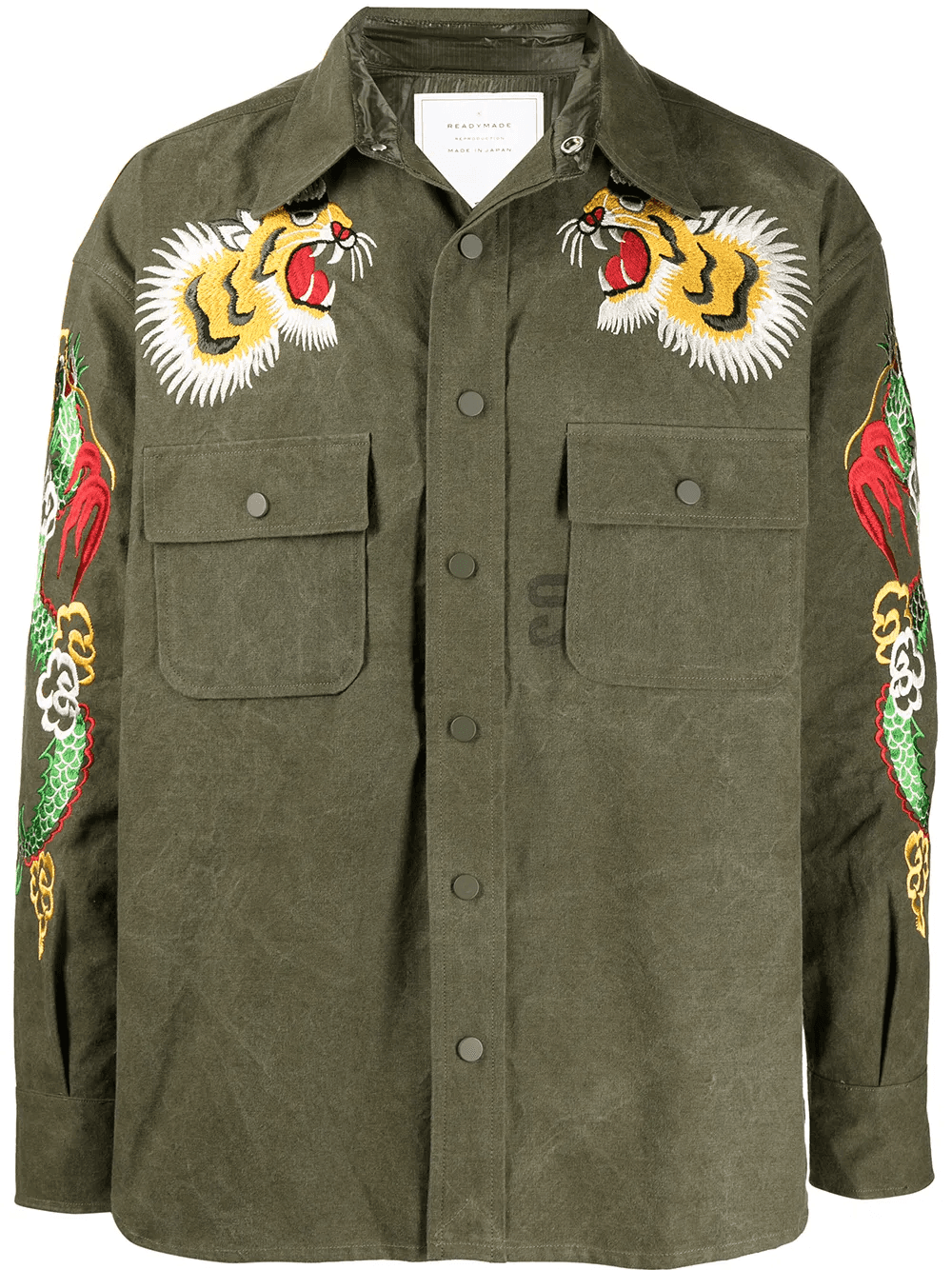 embroidered shirt jacket - Image 1
