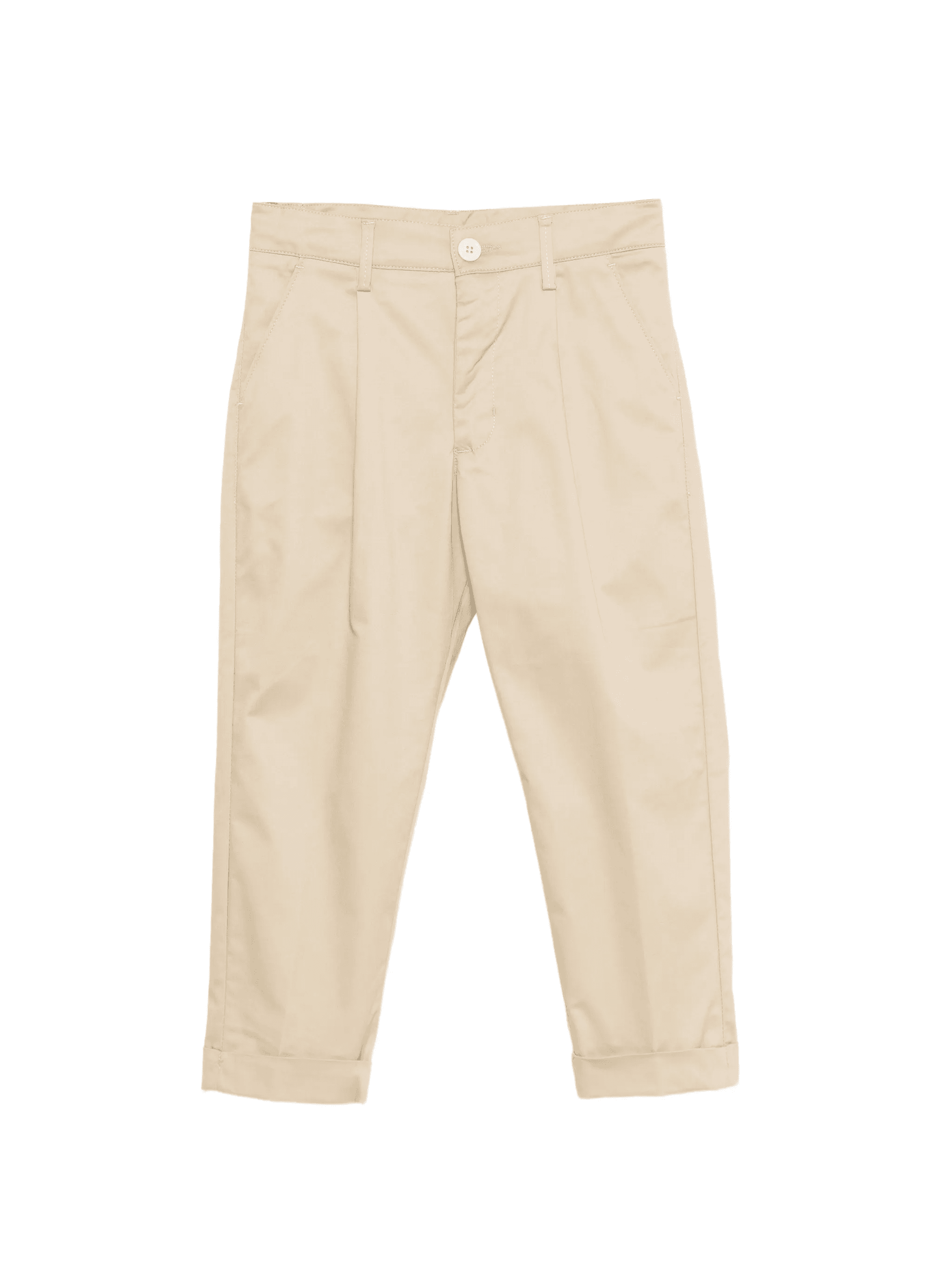 pleated-front trousers - Image 1