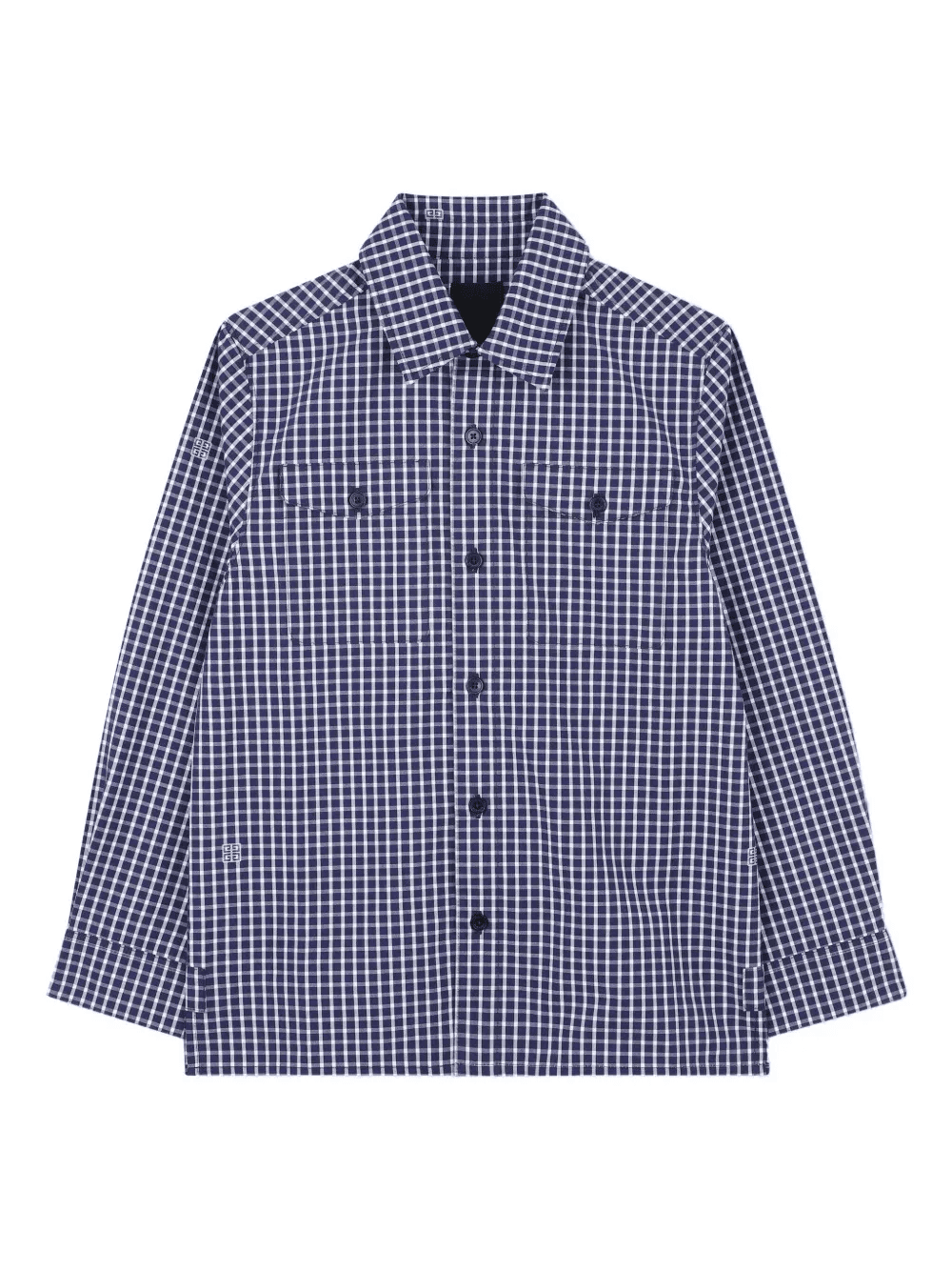 checked button-up shirt - Image 1