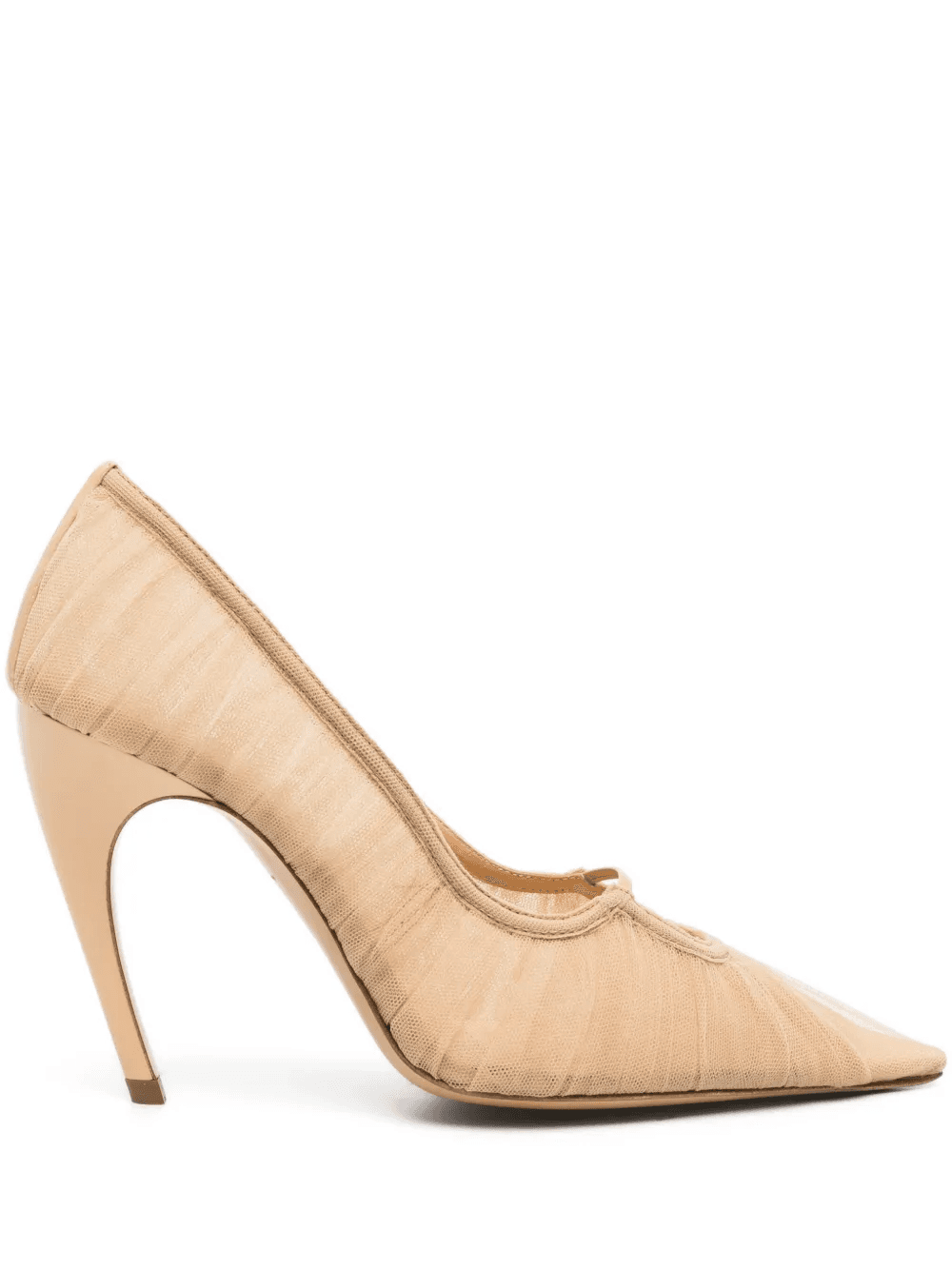pointed-toe sheer pumps - Image 1