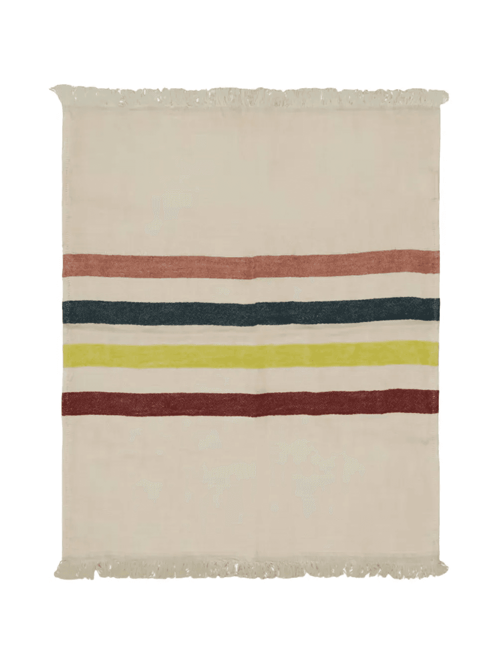 striped fringed guest towel - Image 1