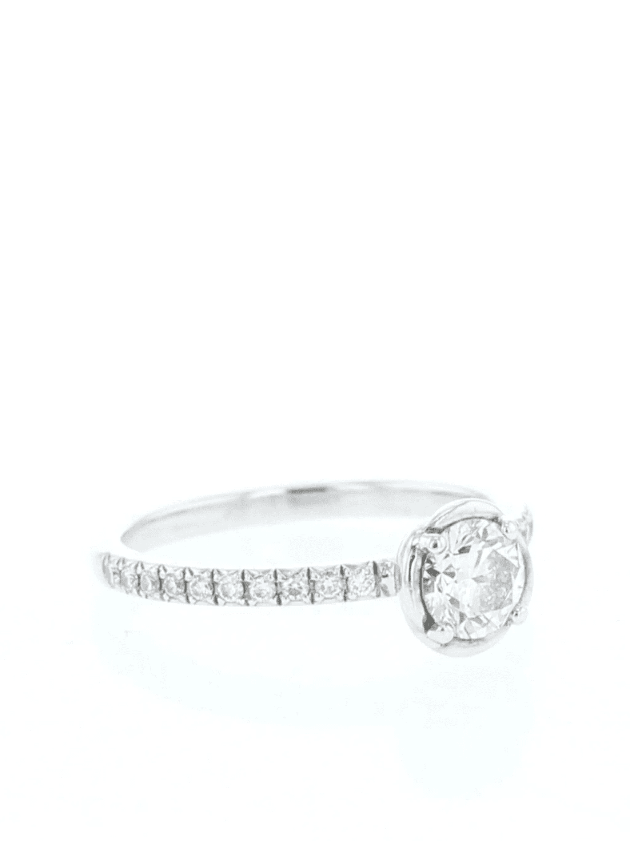 2020 platinum Rose diamond ring - Image 1