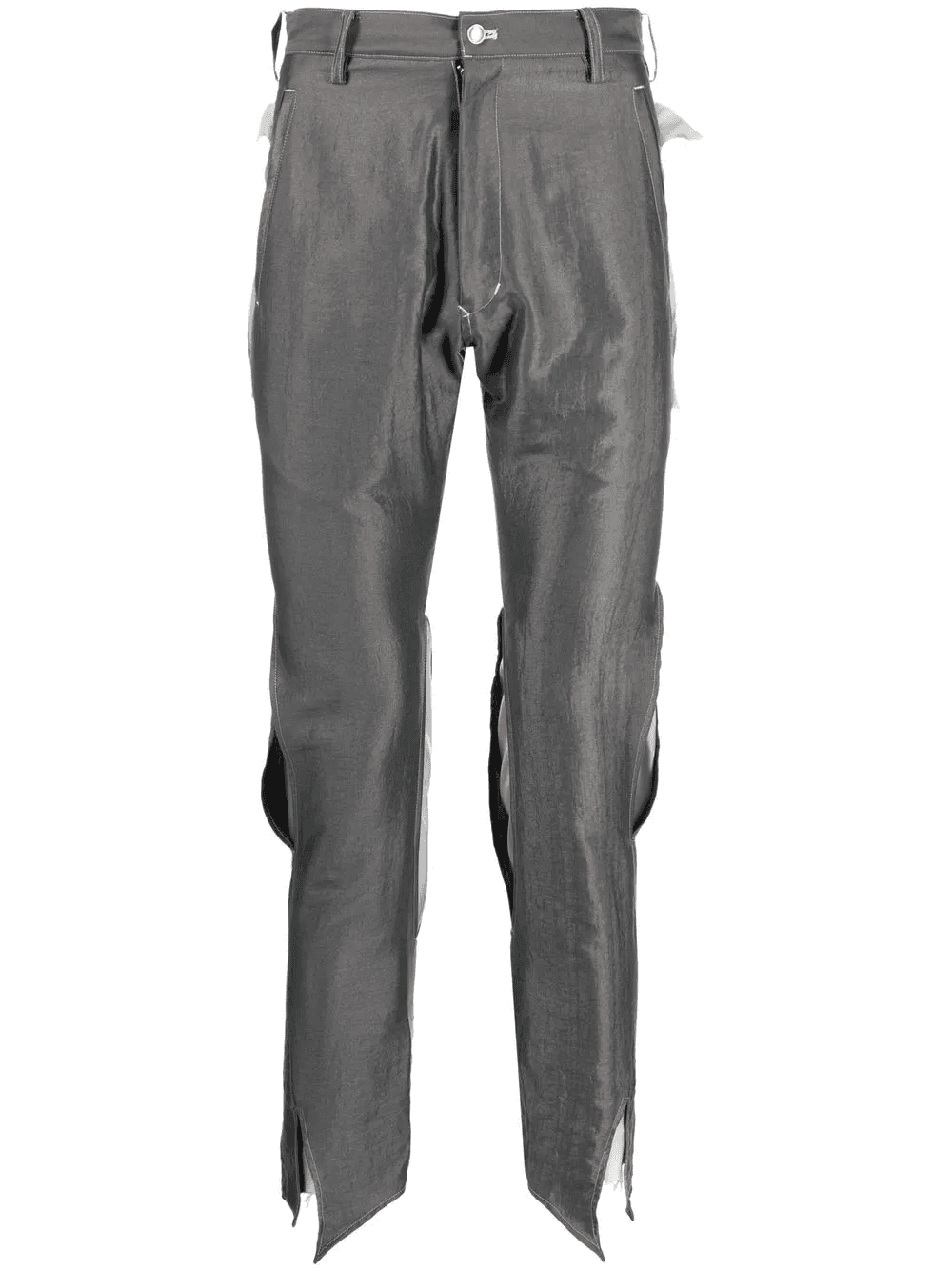slim cut-out trousers - Image 1