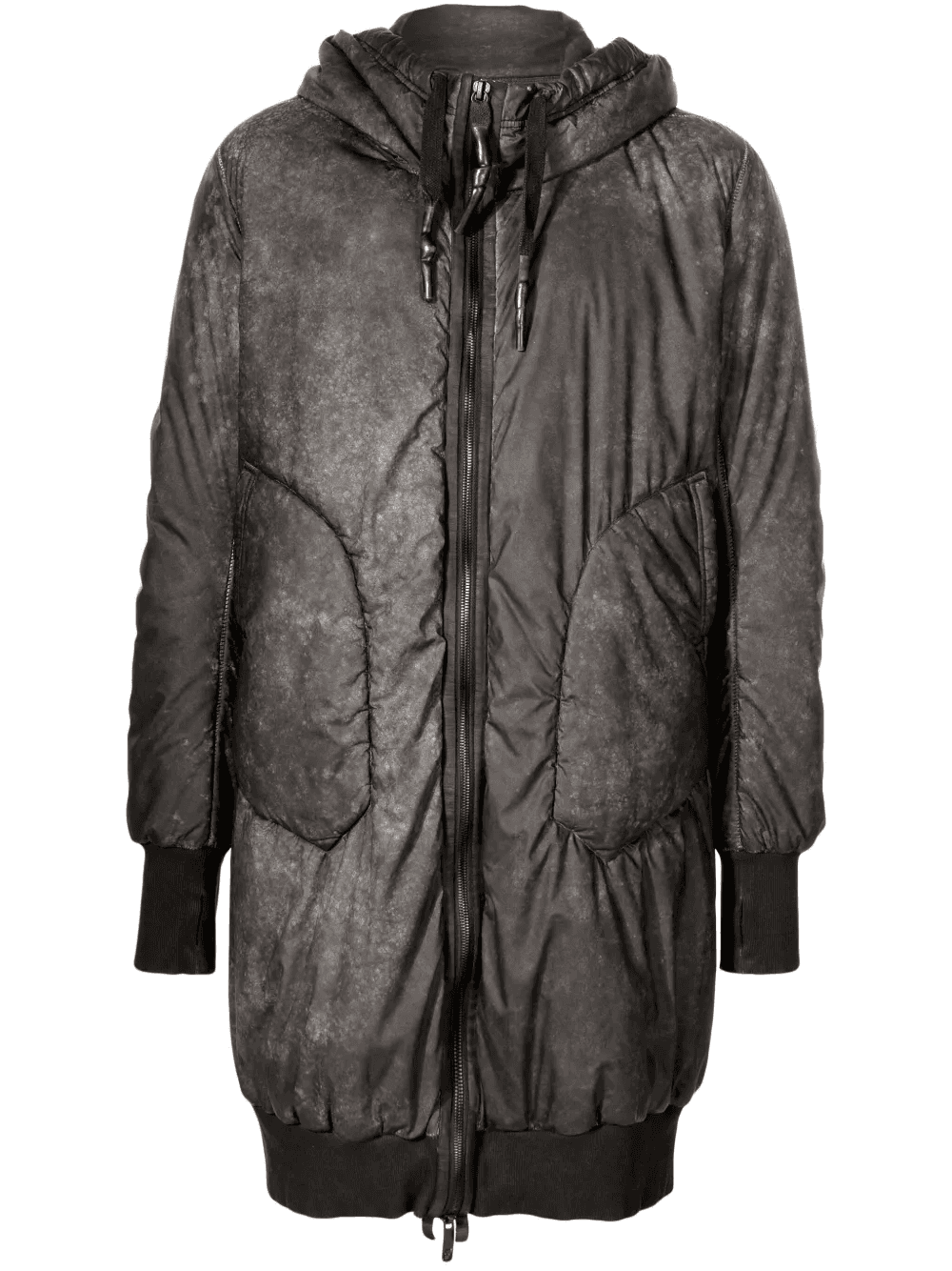 hooded reflective parka - Image 1