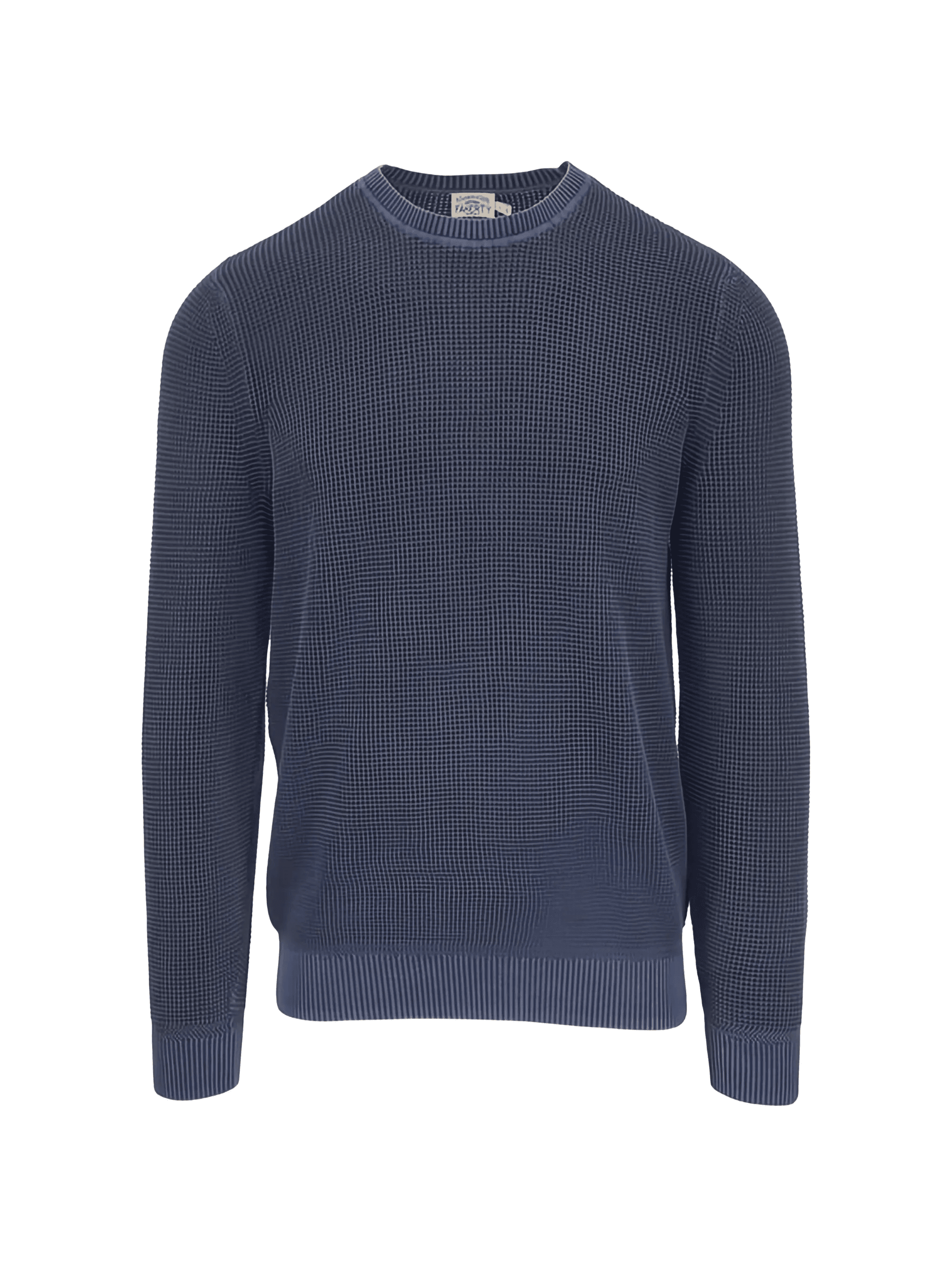 crewneck long-sleeve knitted sweater - Image 1