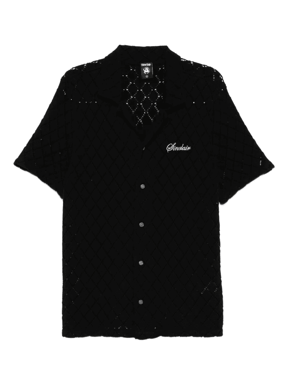 logo-embroidered shirt - Image 1