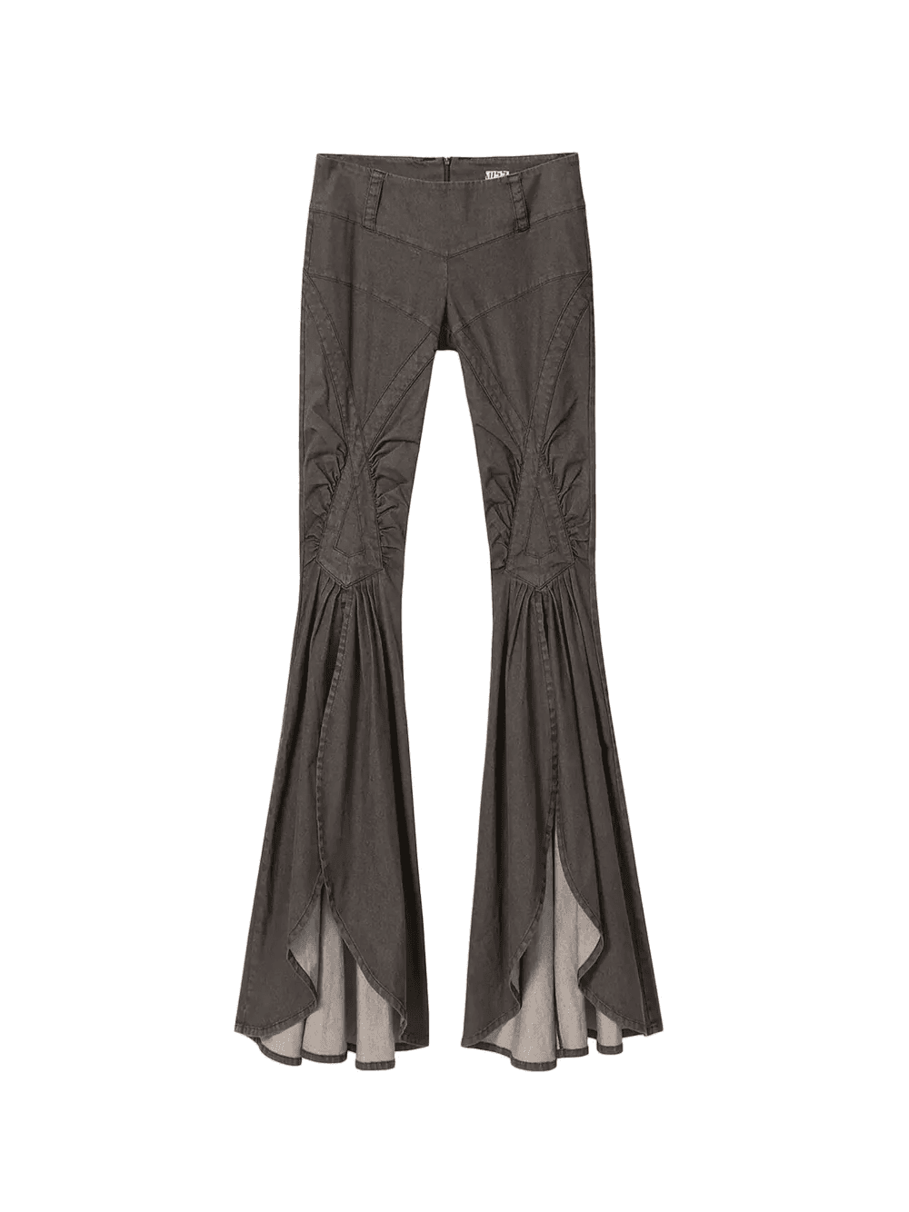 ruched flared jeans - Image 1