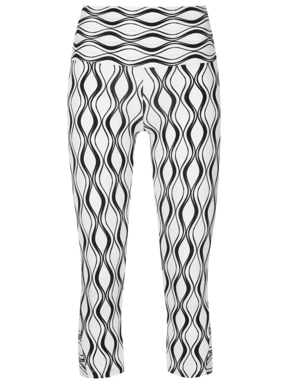 graphic-print cropped leggings - Image 1