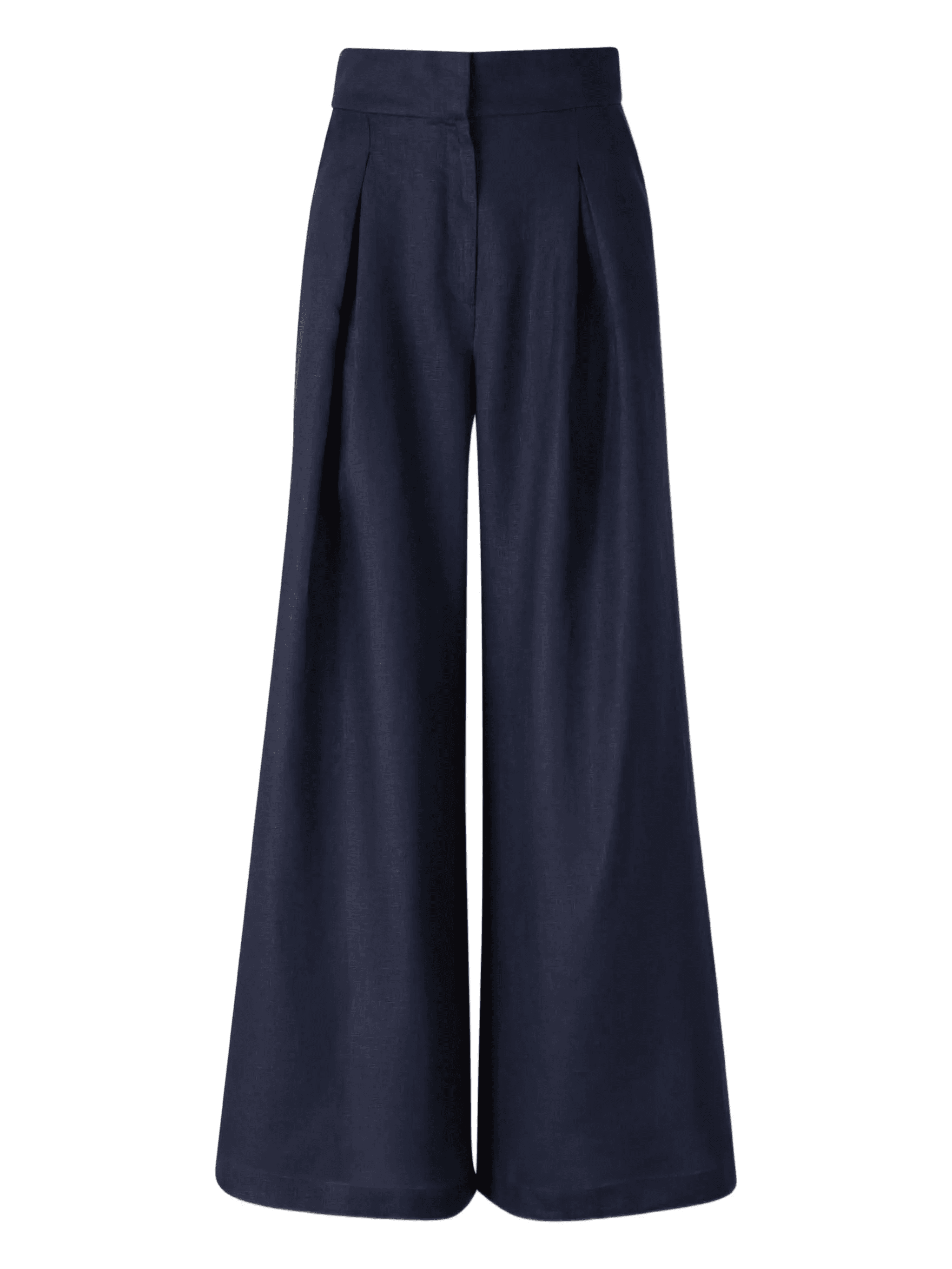pleated flared trousers - Image 1