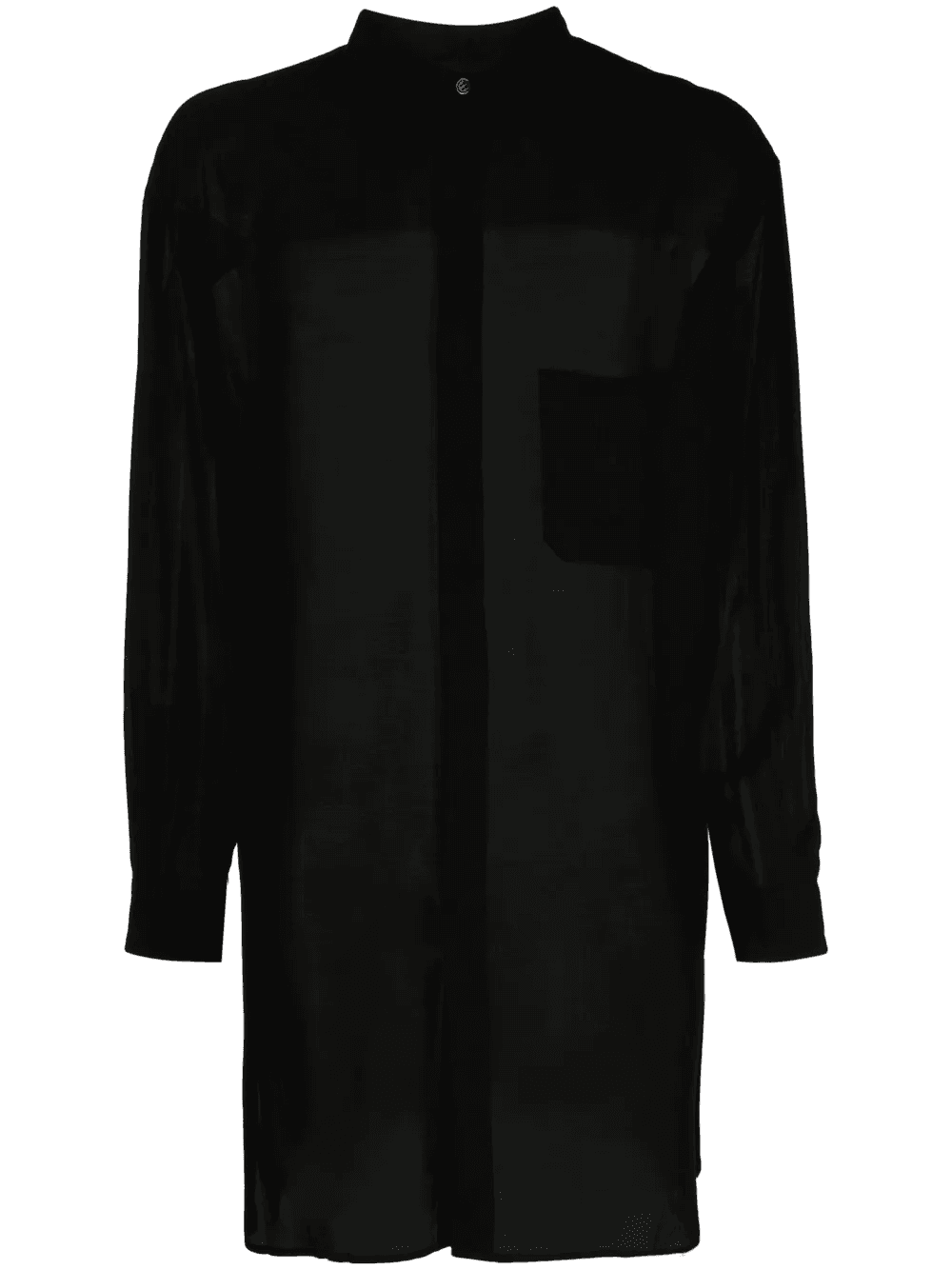 sheer-finish long shirt - Image 1