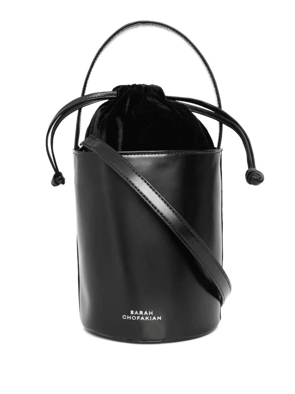 leather bucket bag - Image 1