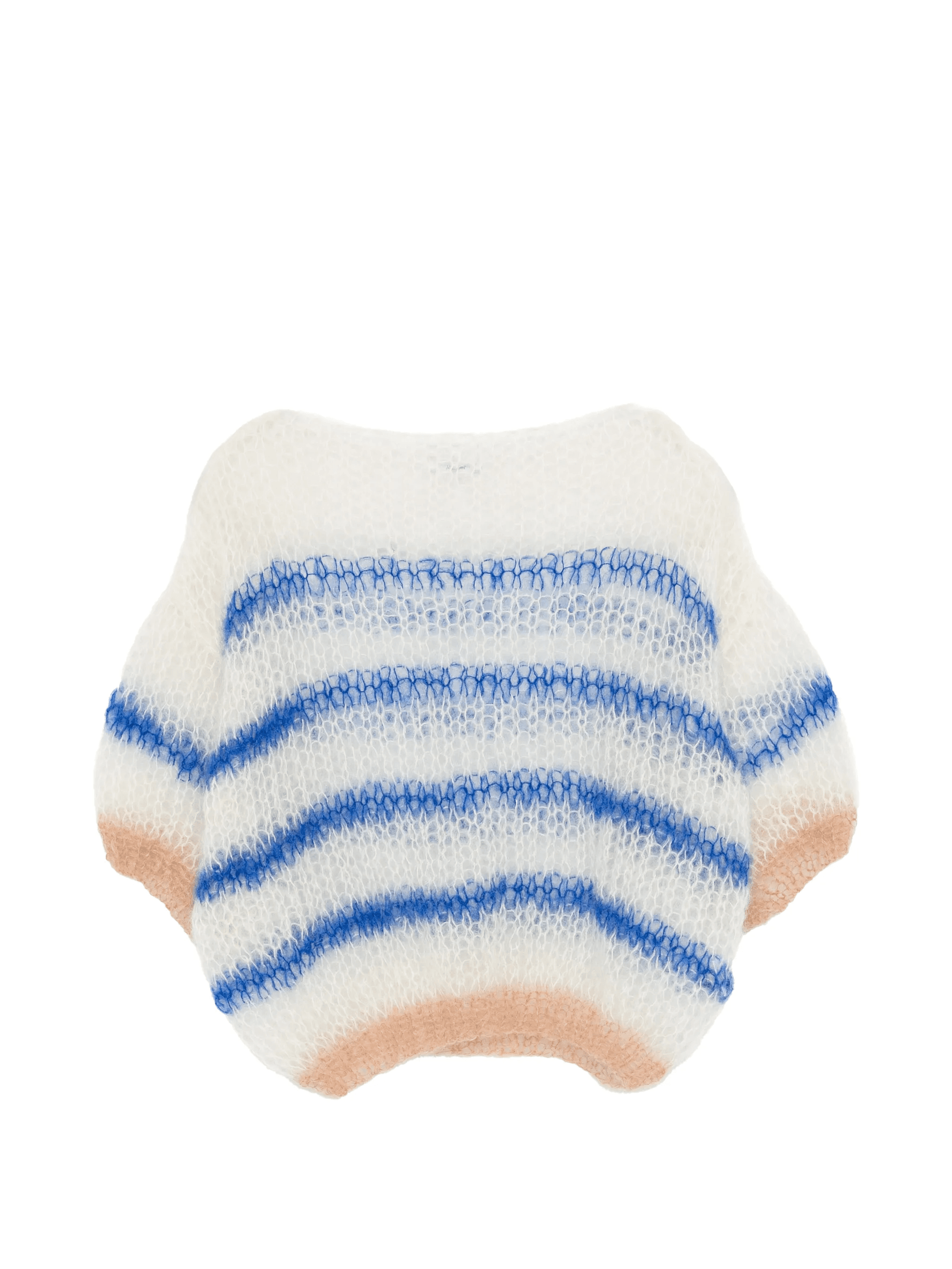 short-sleeve striped sweater - Image 1